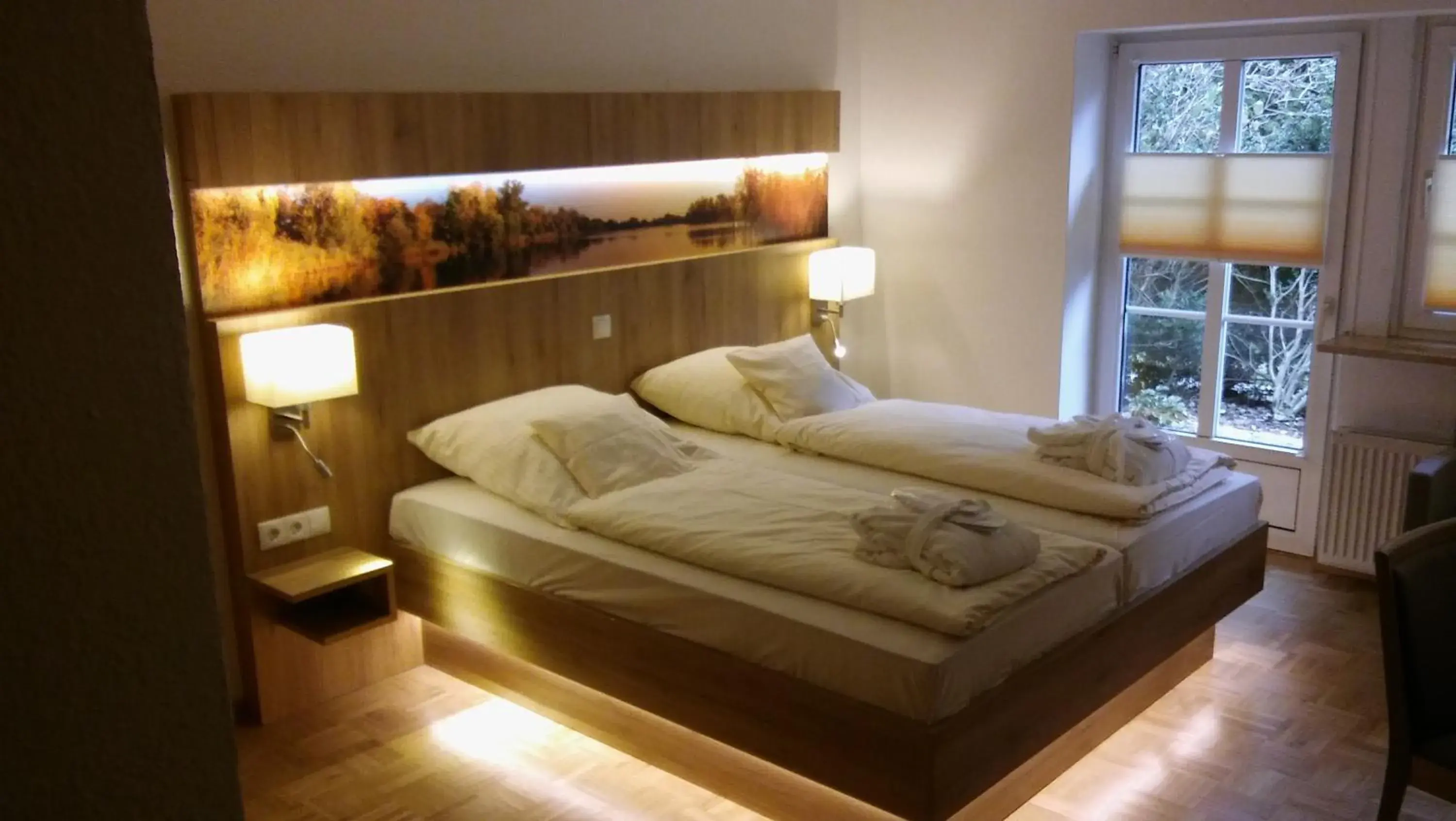 Photo of the whole room, Bed in Hotel Weisser Hof