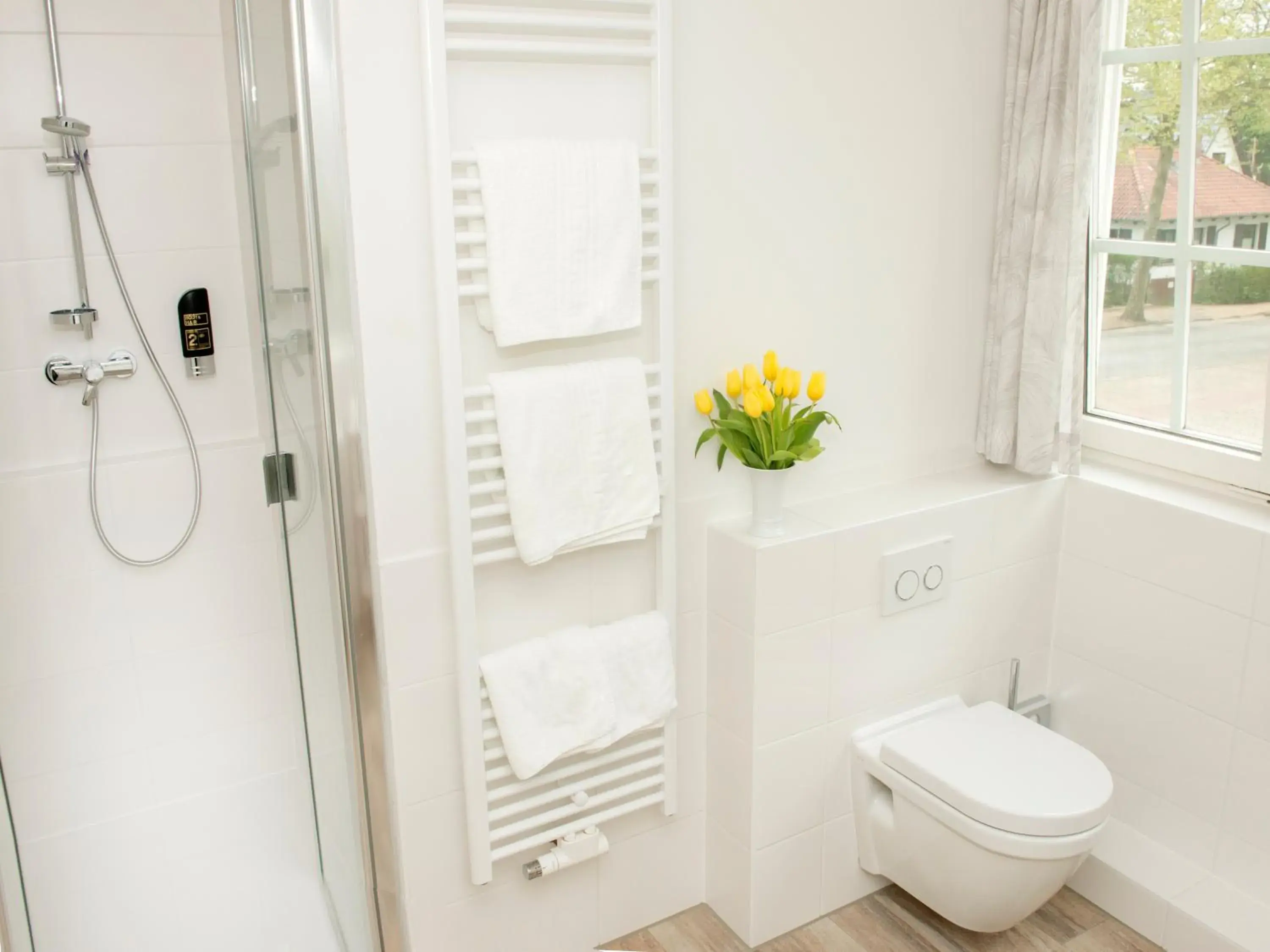 Shower, Bathroom in Hotel Weisser Hof