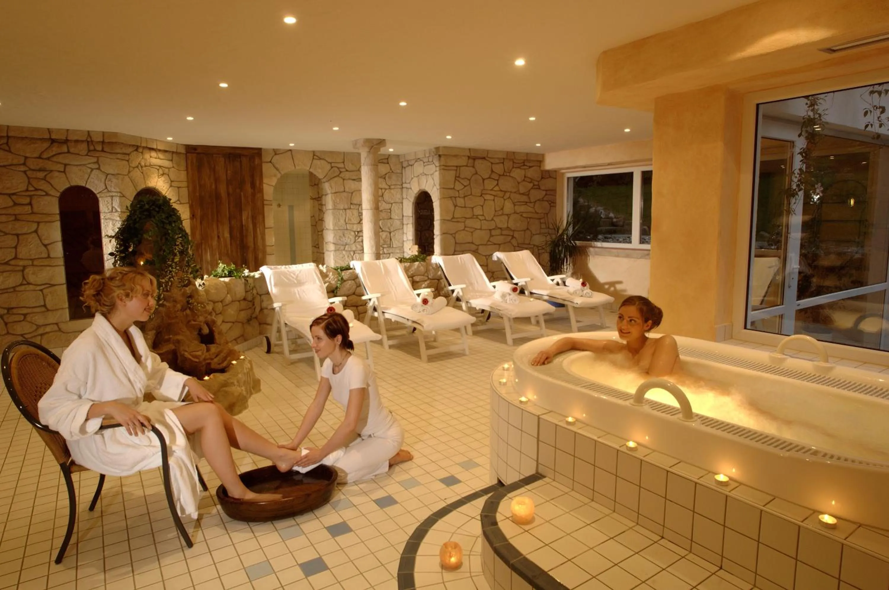 Sauna in Hotel Weisser Hof