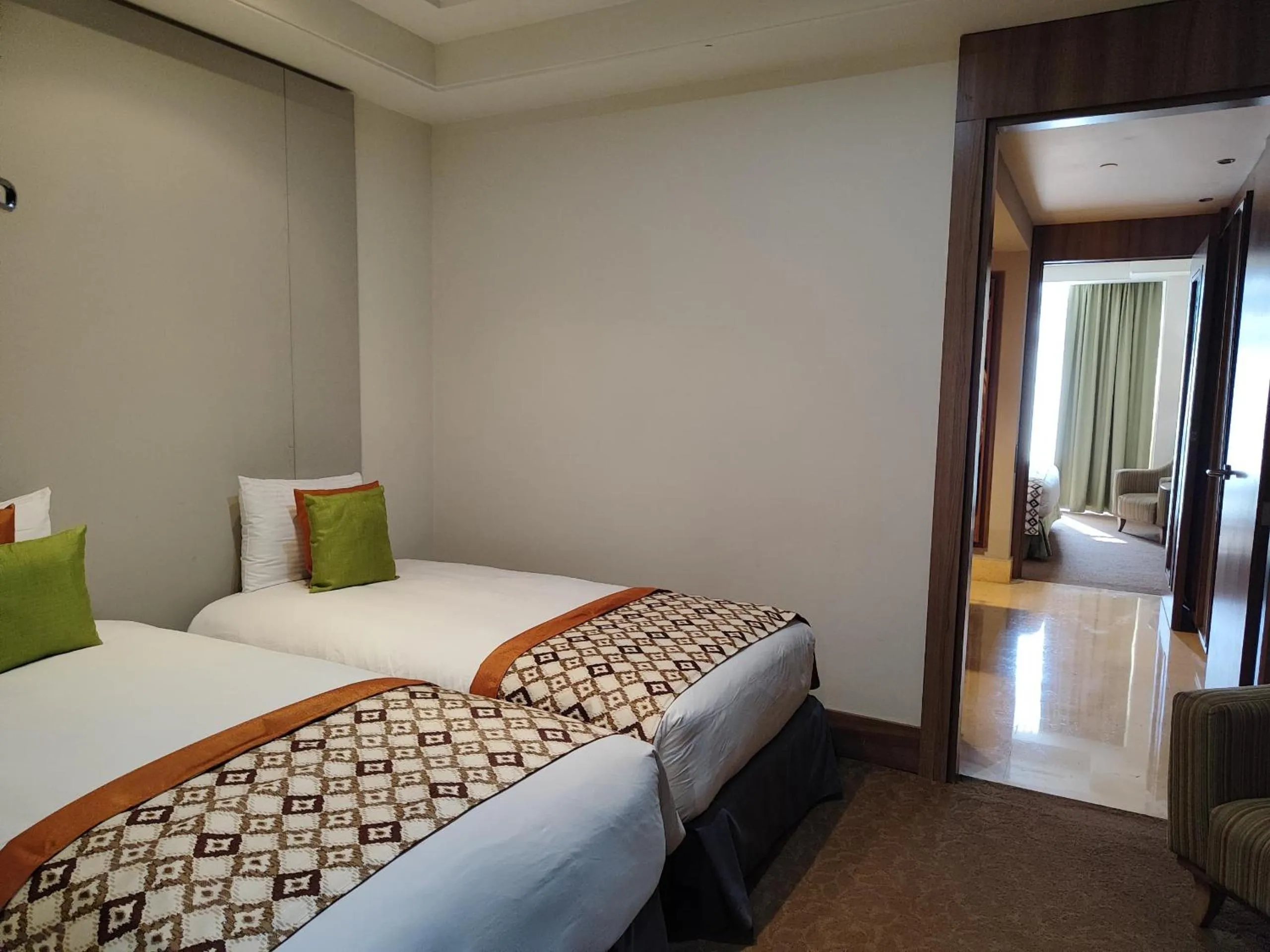 Bed in Hesperia WTC Valencia