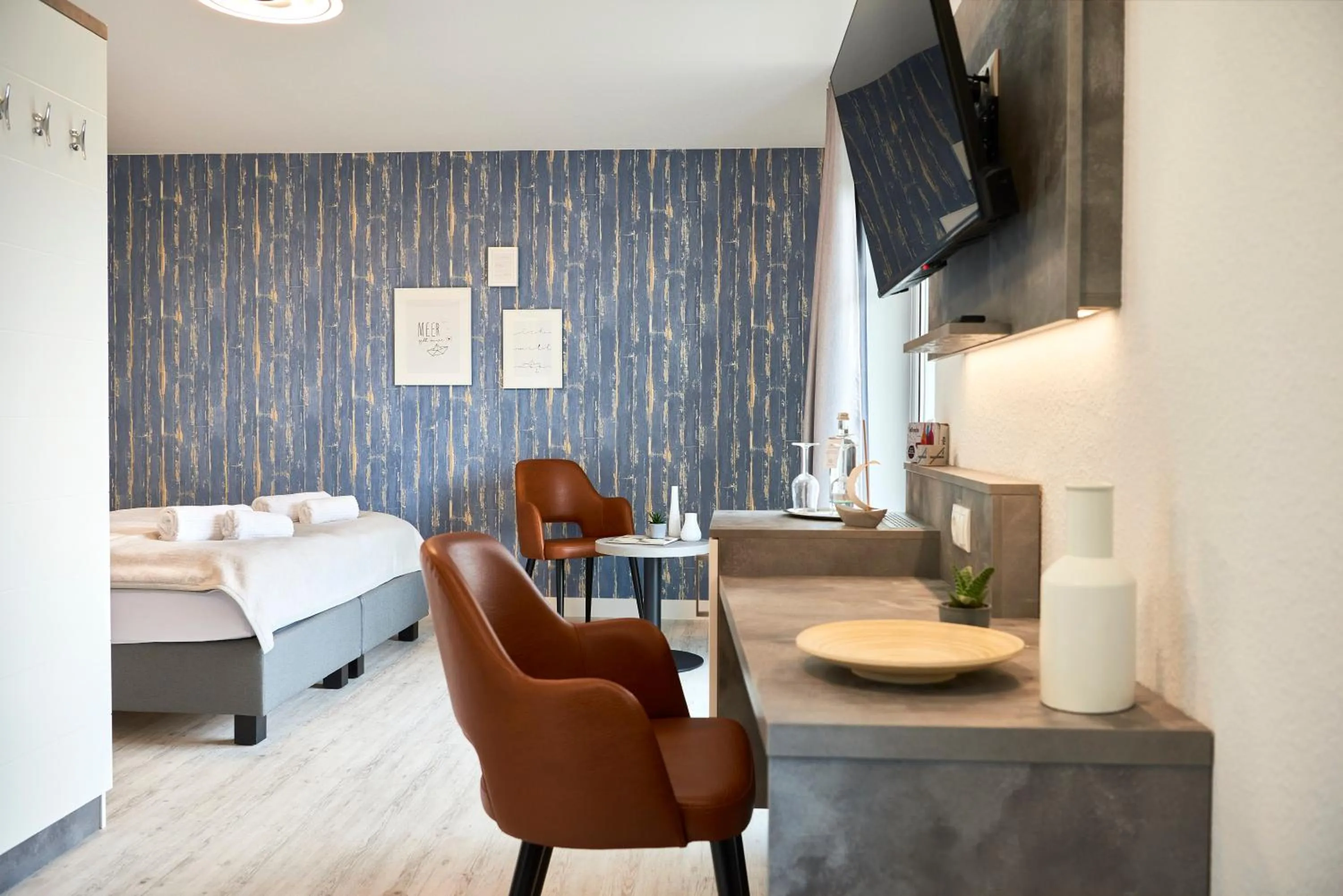 Photo of the whole room, Bed in Hotel Glückauf 1908