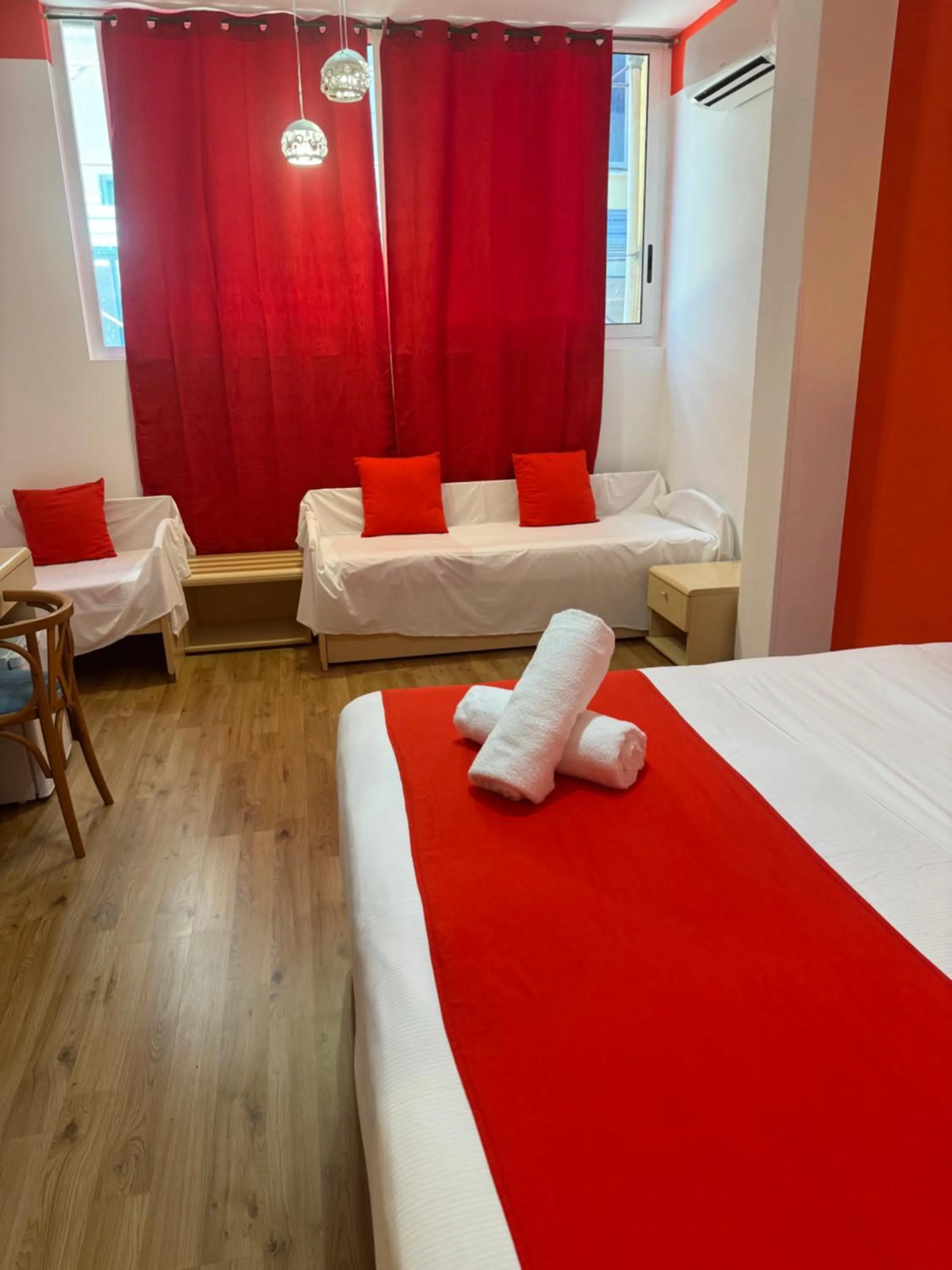 Bed in Hotel Veronese