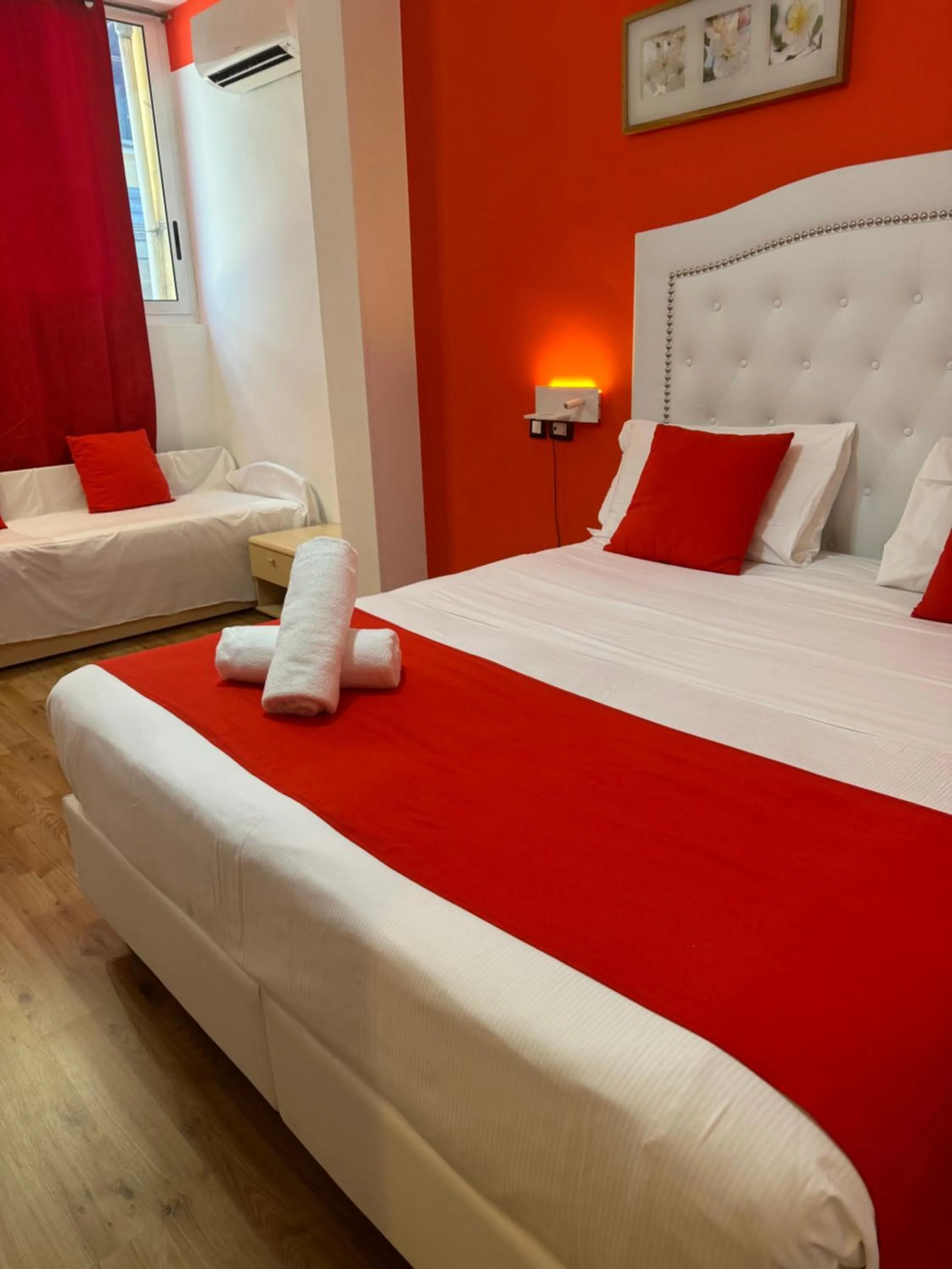 Bed in Hotel Veronese