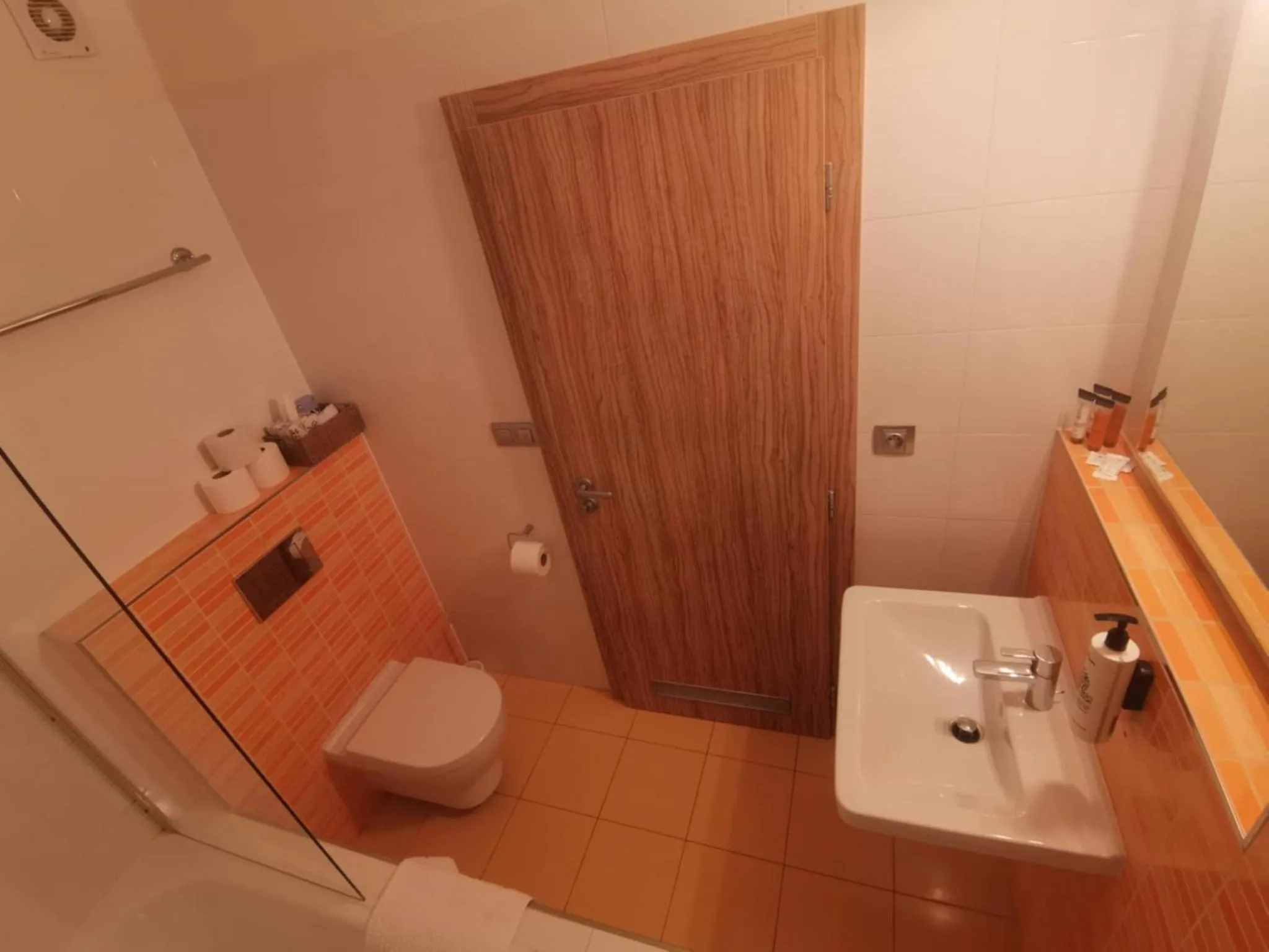 Toilet in Hotel Monde