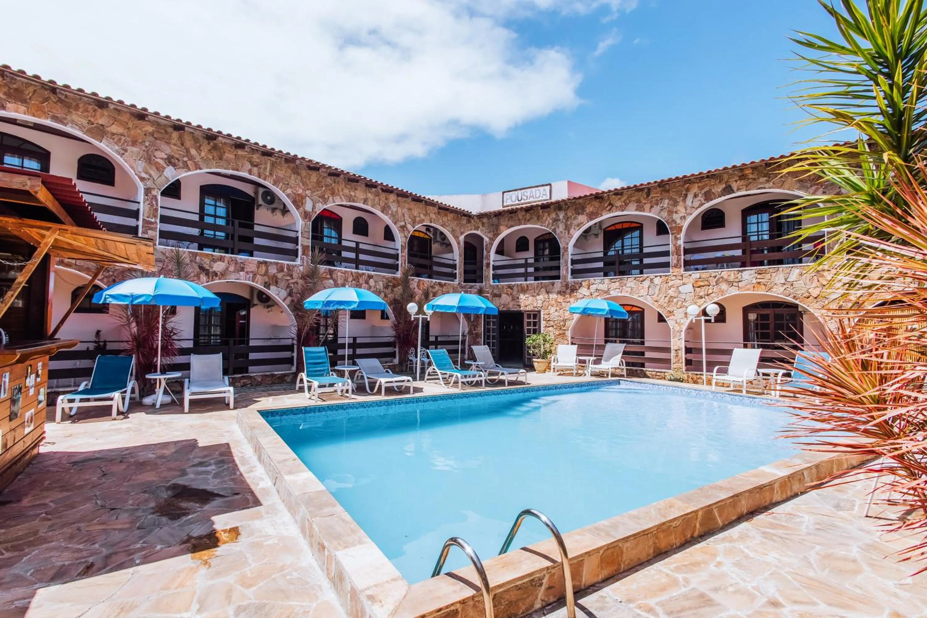 Pool view in VELINN Pousada Casa de Pedra Ilhabela