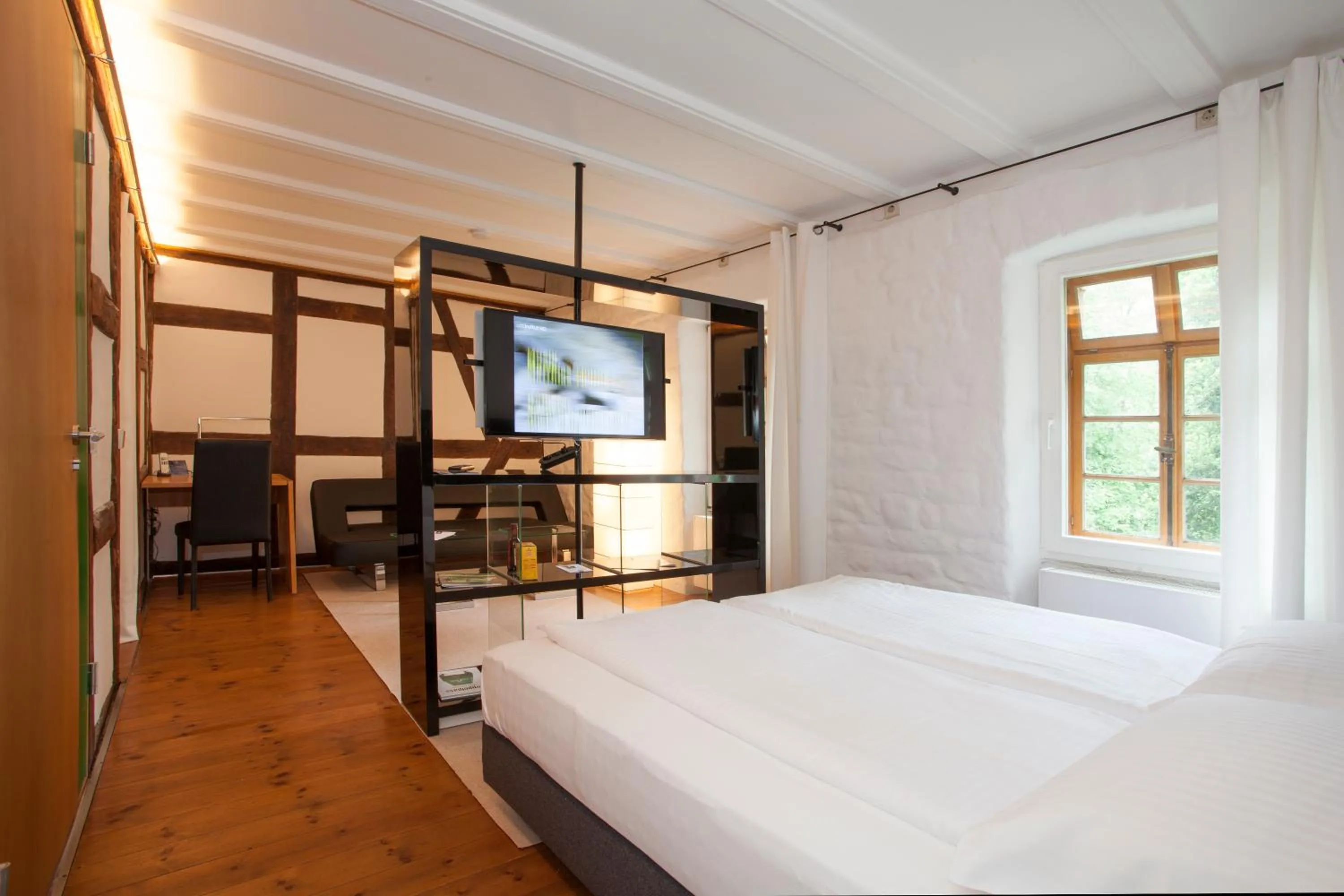 Bed in Mühle am Schlossberg