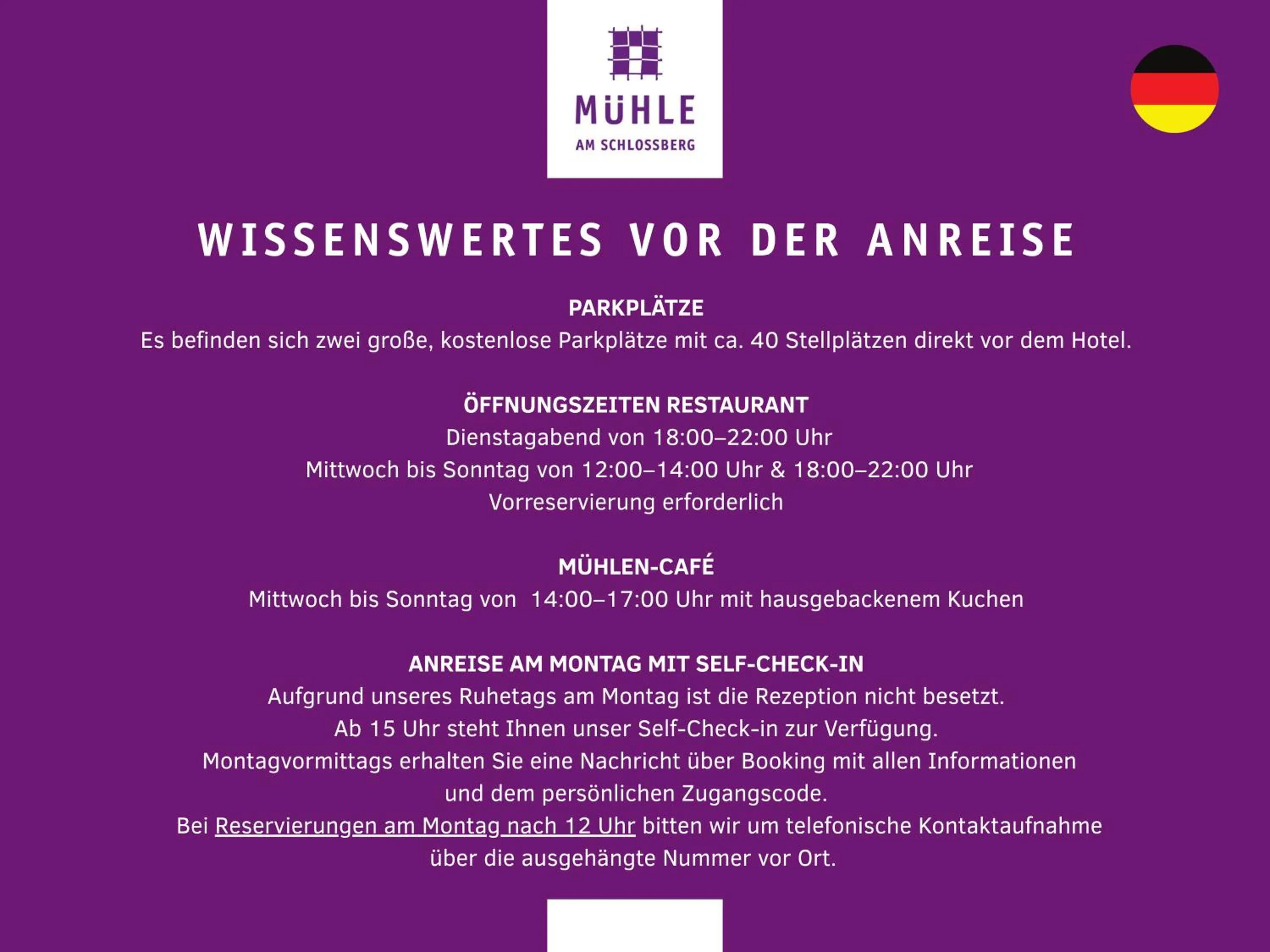 Lobby or reception in Mühle am Schlossberg