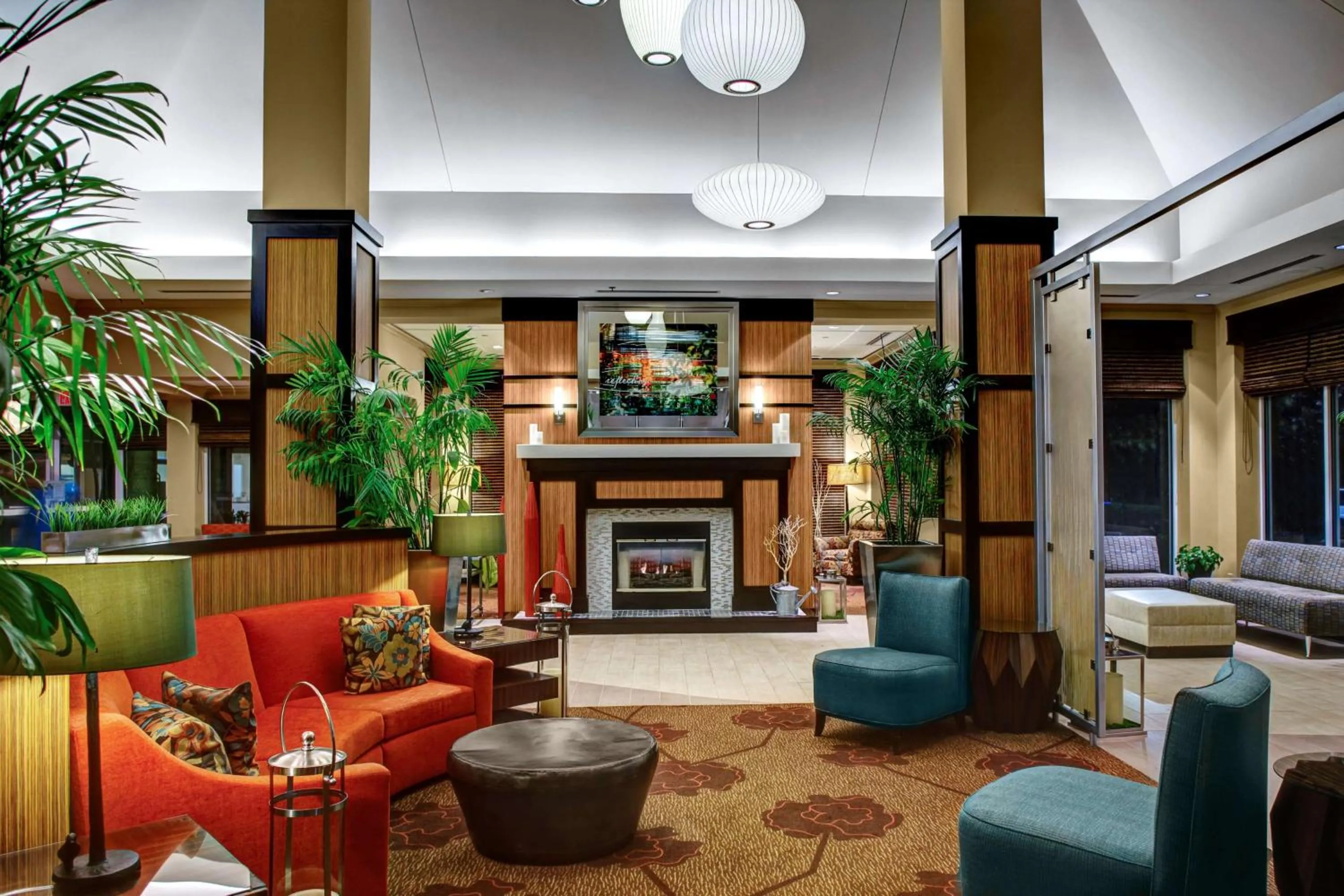 Lobby or reception in Hilton Garden Inn Atlanta North/Alpharetta