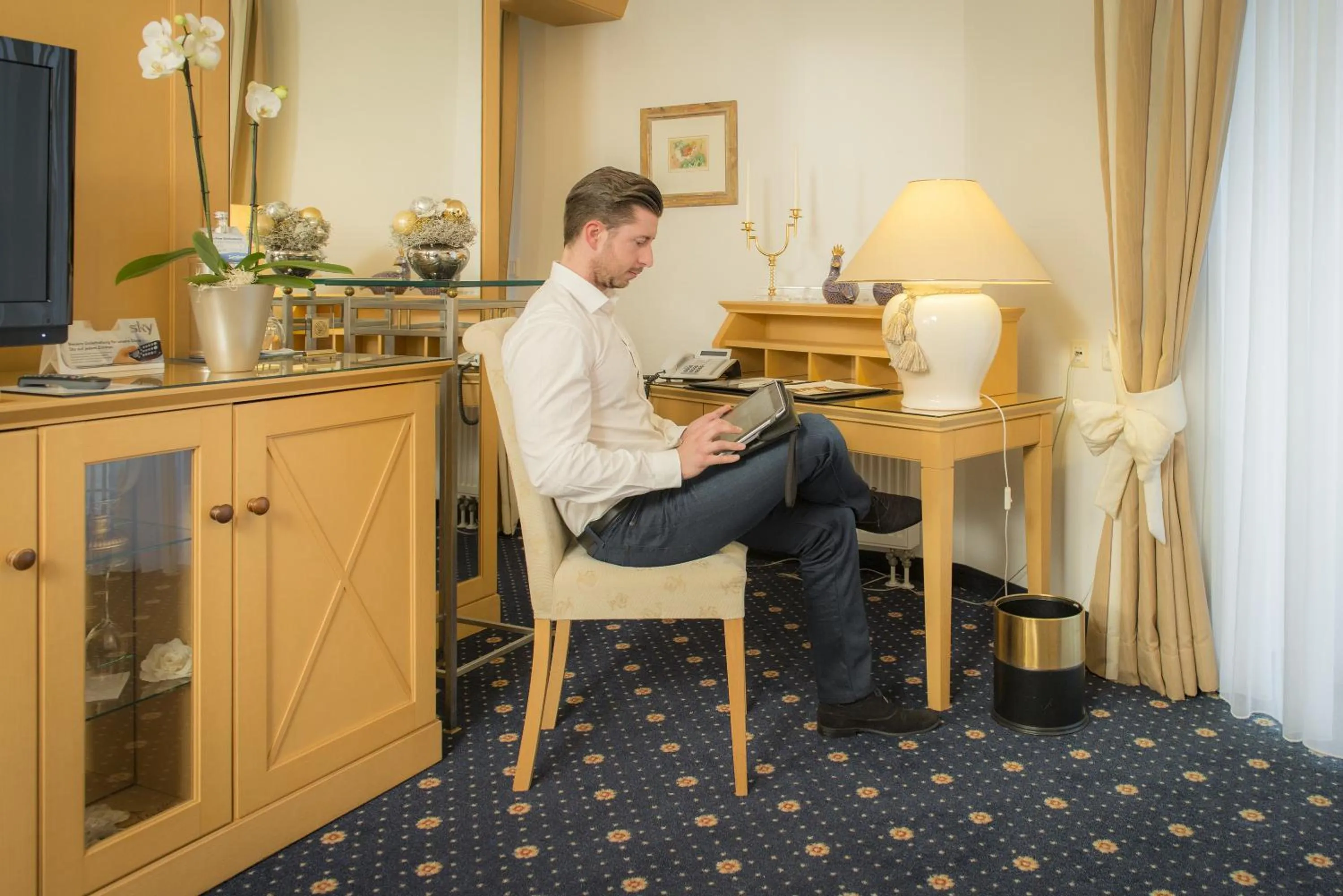 Seating area in Hotel Residenz