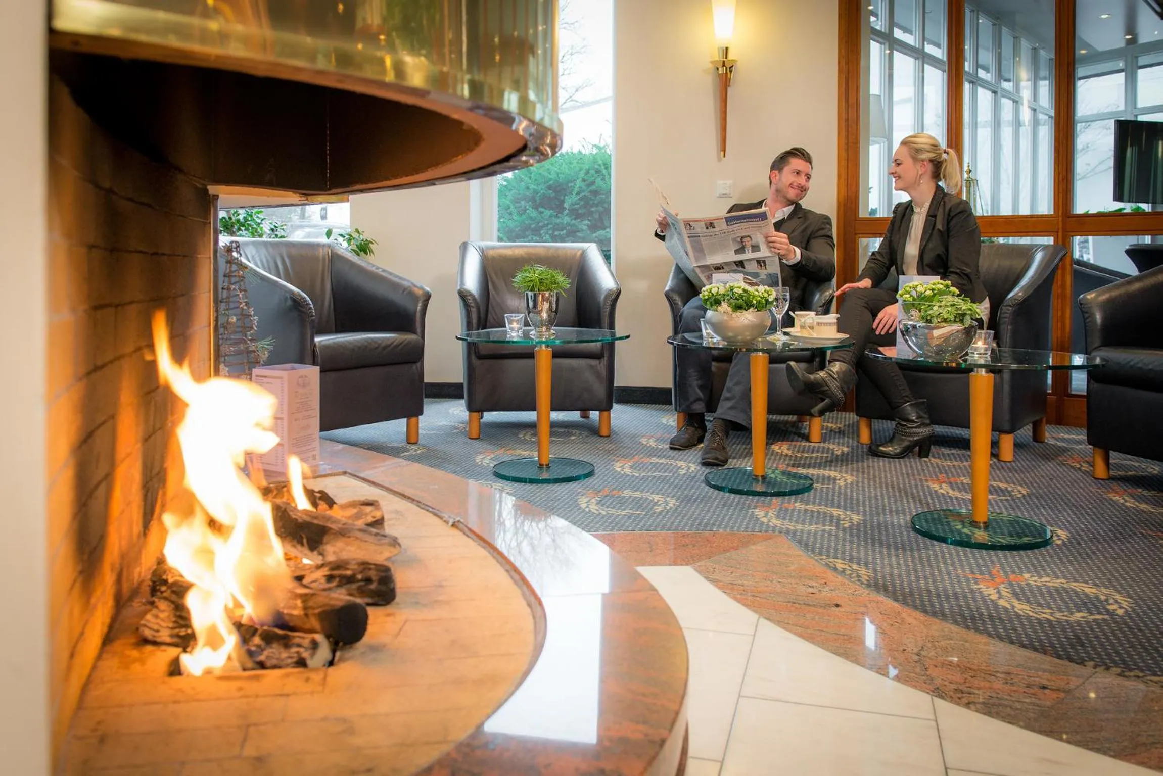 Decorative detail in Hotel Residenz