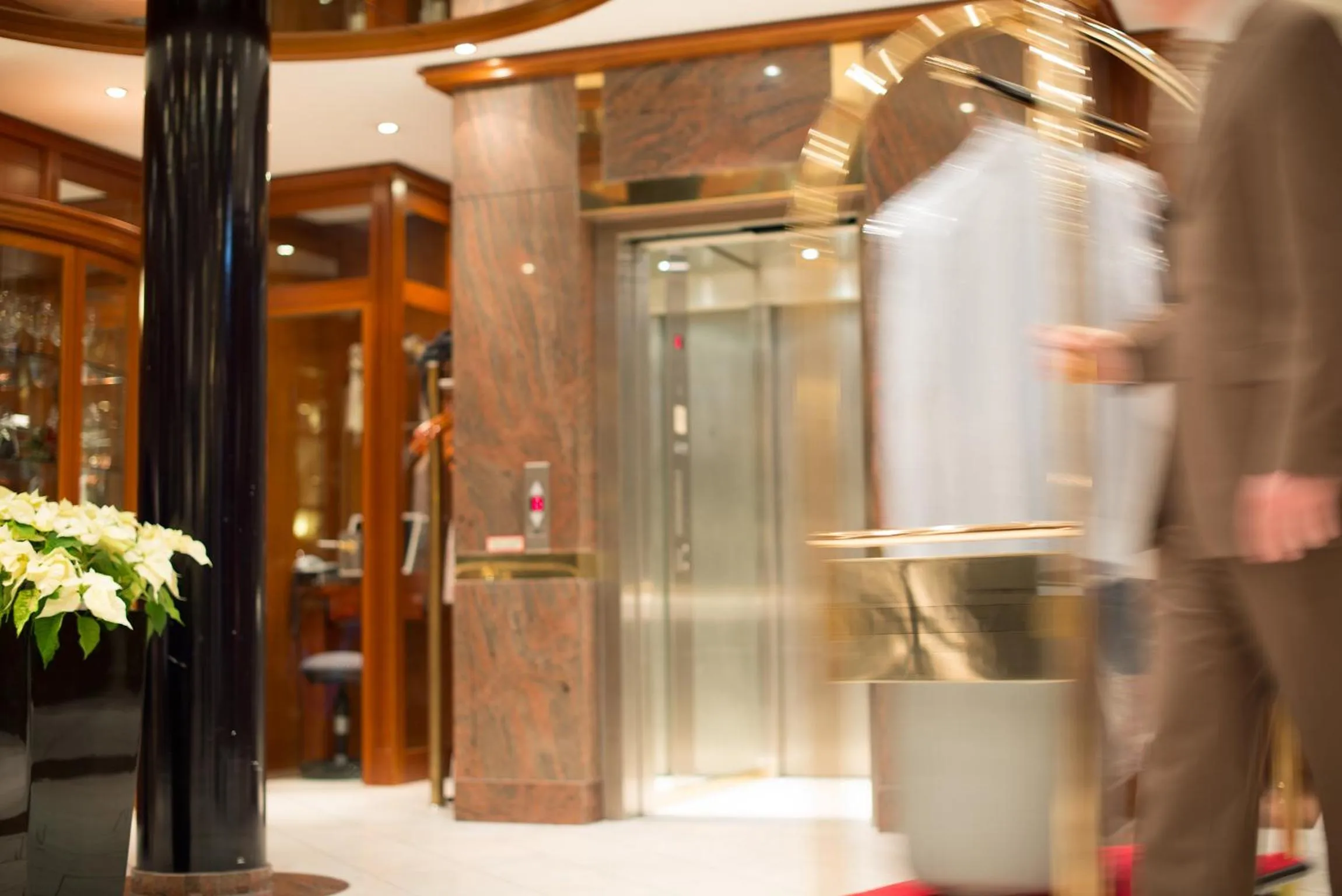 Lobby or reception in Hotel Residenz