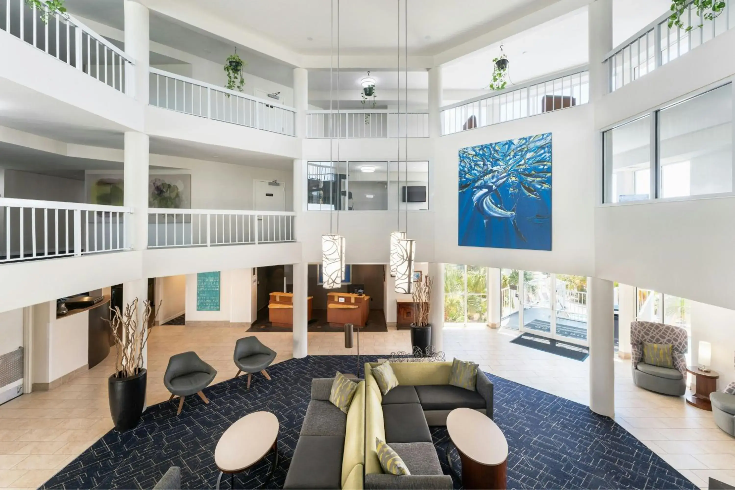 Lobby or reception in Courtyard by Marriott Key Largo Lobby or reception in Courtyard by Marriott Key Largo