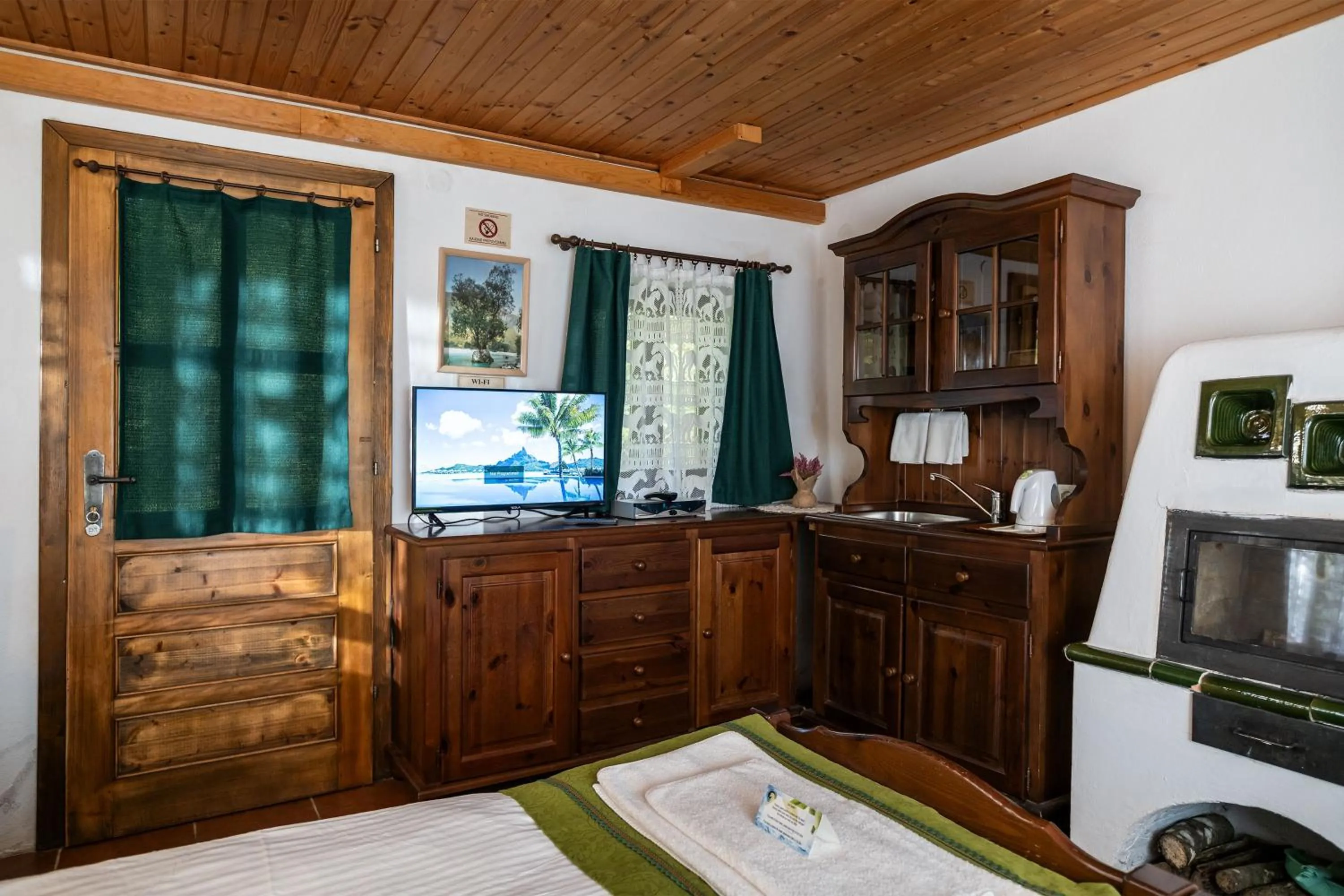 Budget Twin Room in Pristava Lepena Village