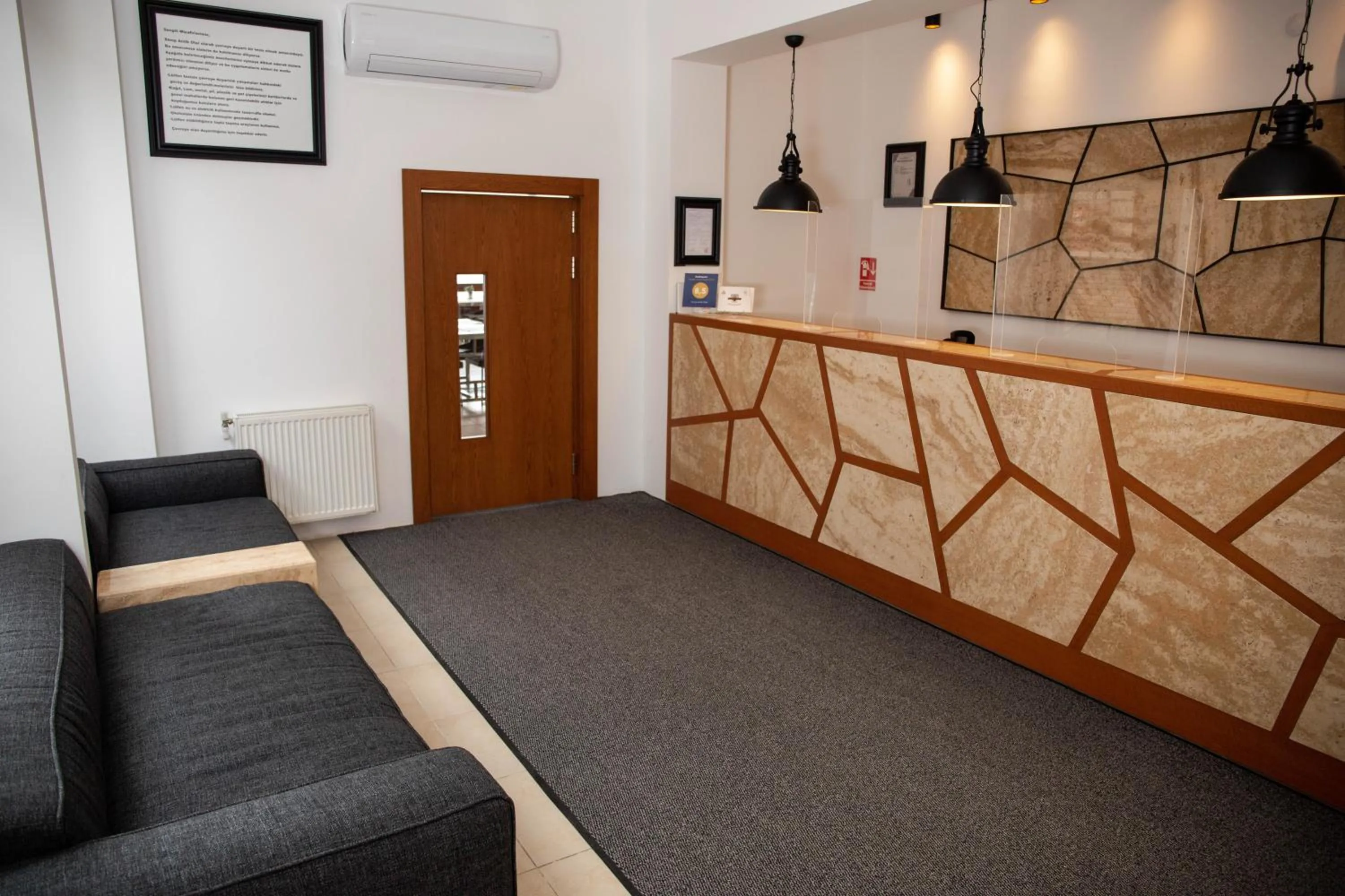 Lobby or reception in Sinop Antik Otel