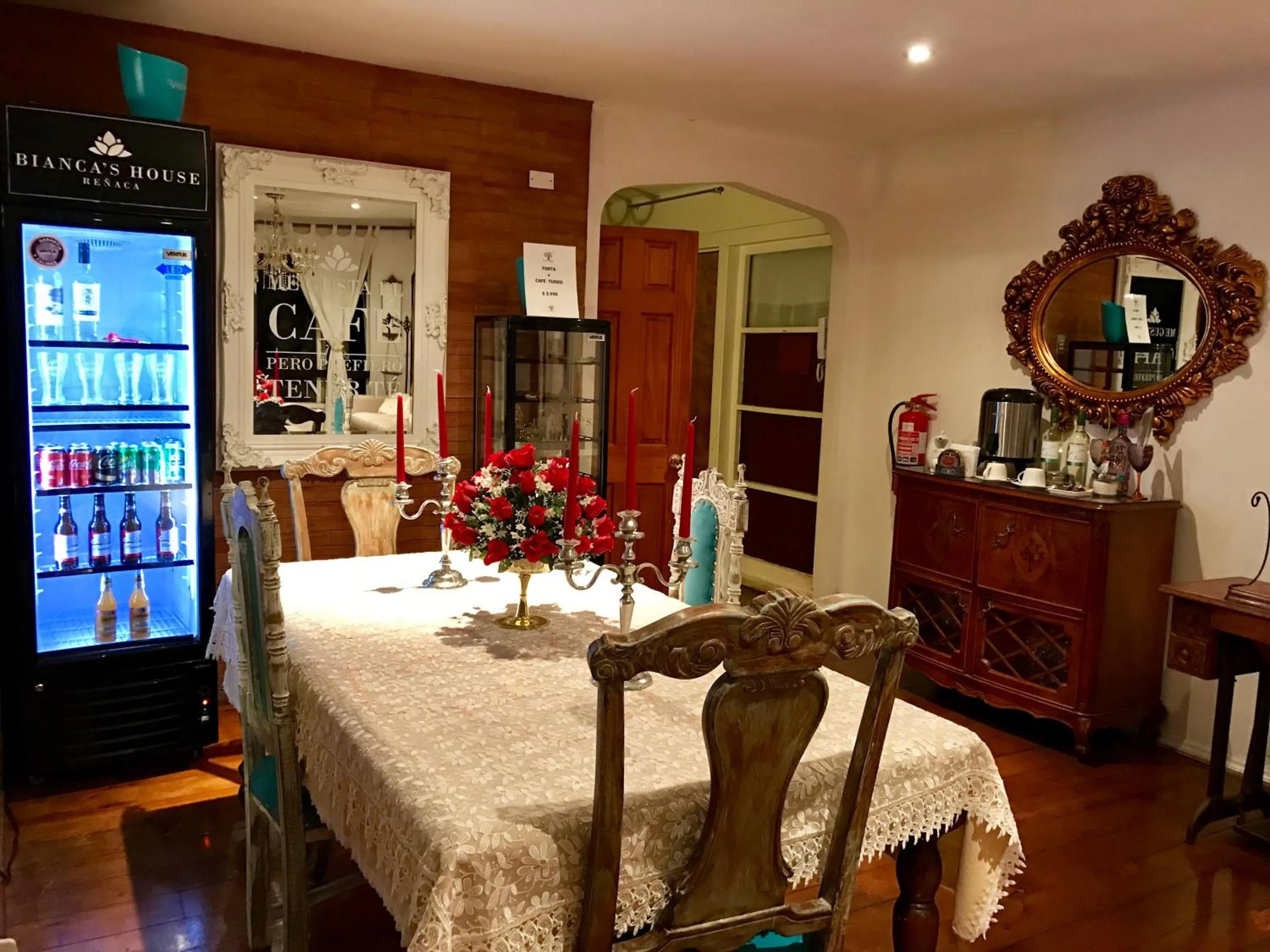 Dining area in Hotel Bianca Boutique