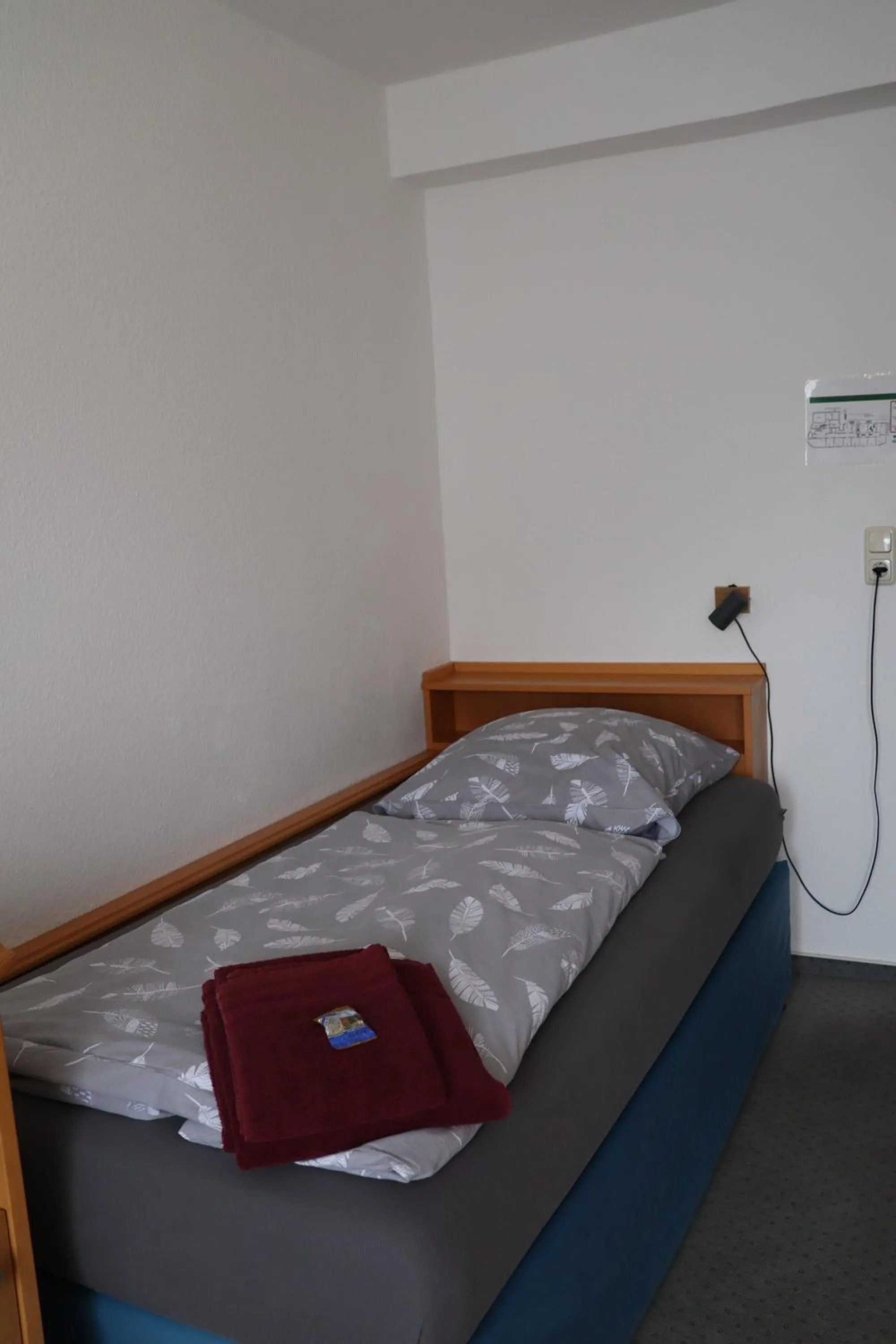 Photo of the whole room, Bed in Hotel Haarener Hof