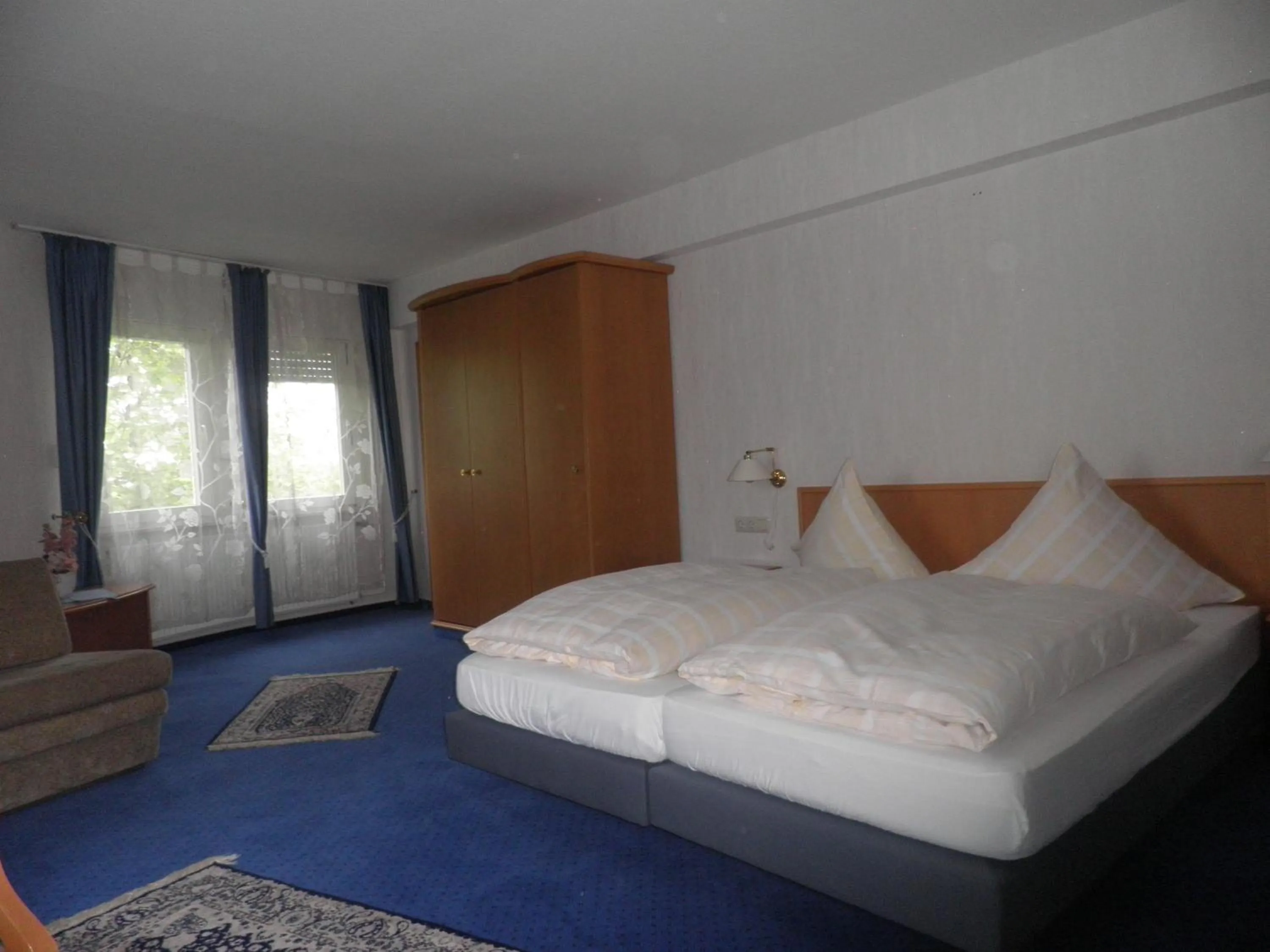 Decorative detail, Bed in Hotel Haarener Hof