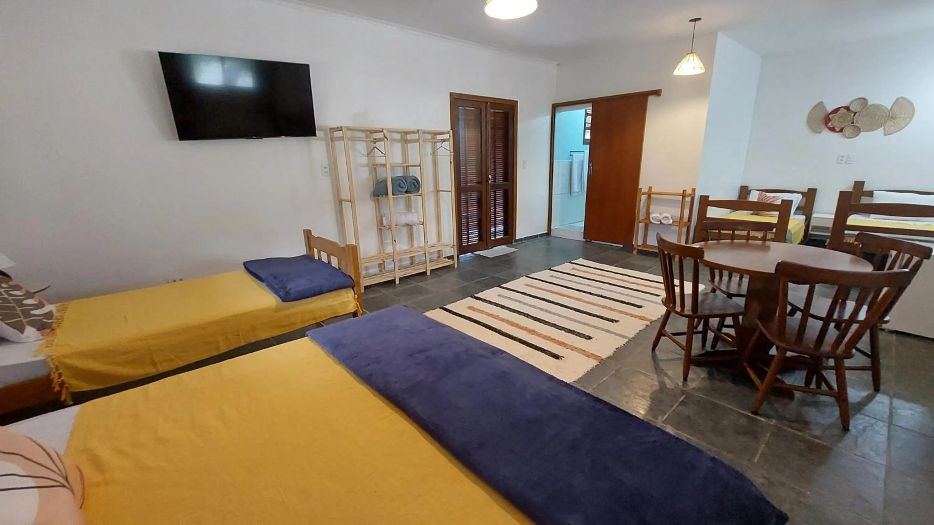 Bed in Pousada Sol do Araçá