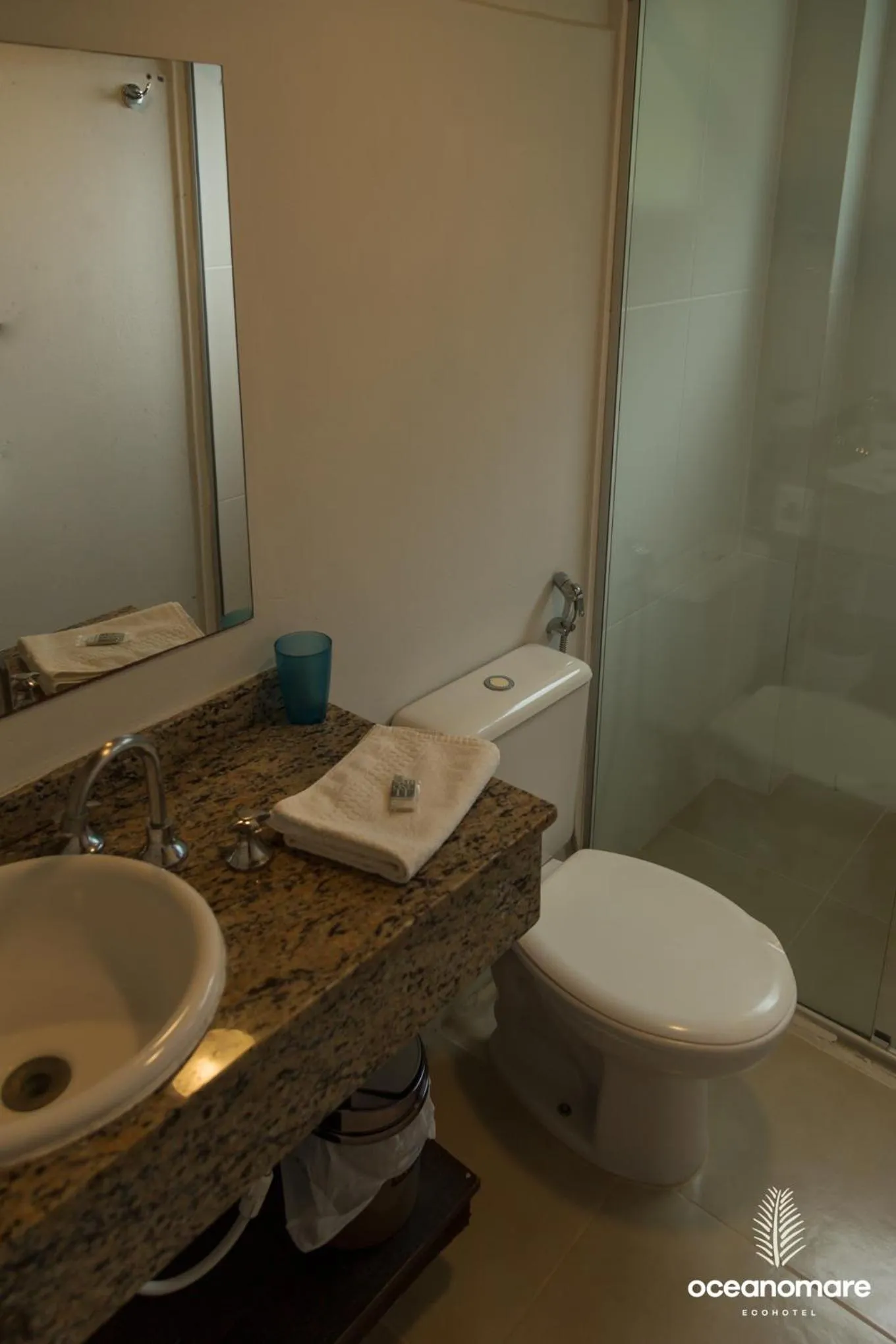 Bathroom in Eco Hotel Oceanomare