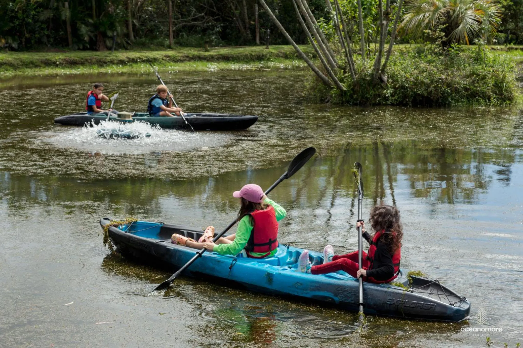 Canoeing in Eco Hotel Oceanomare