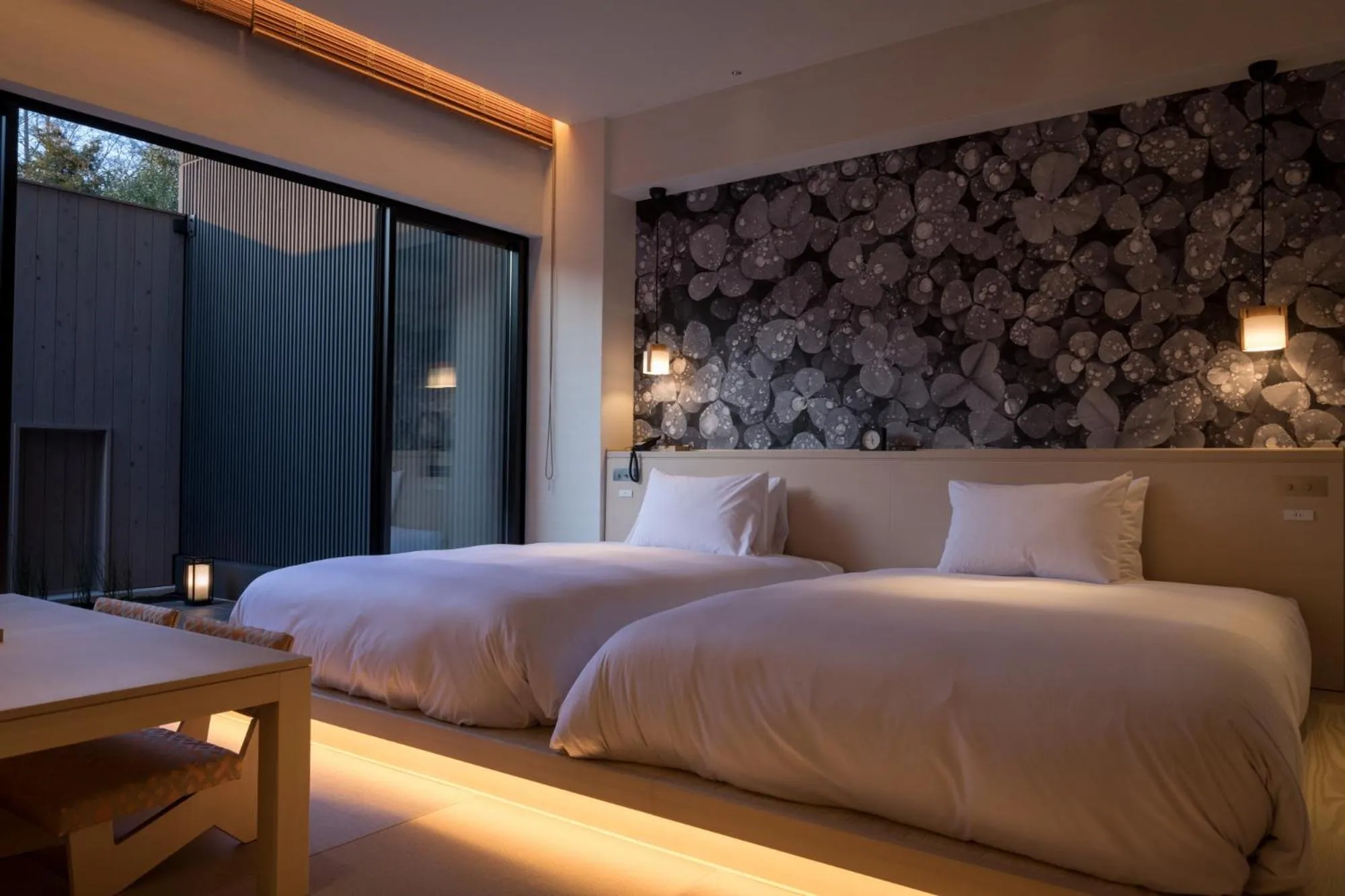 Bed in Solest Takachiho Hotel