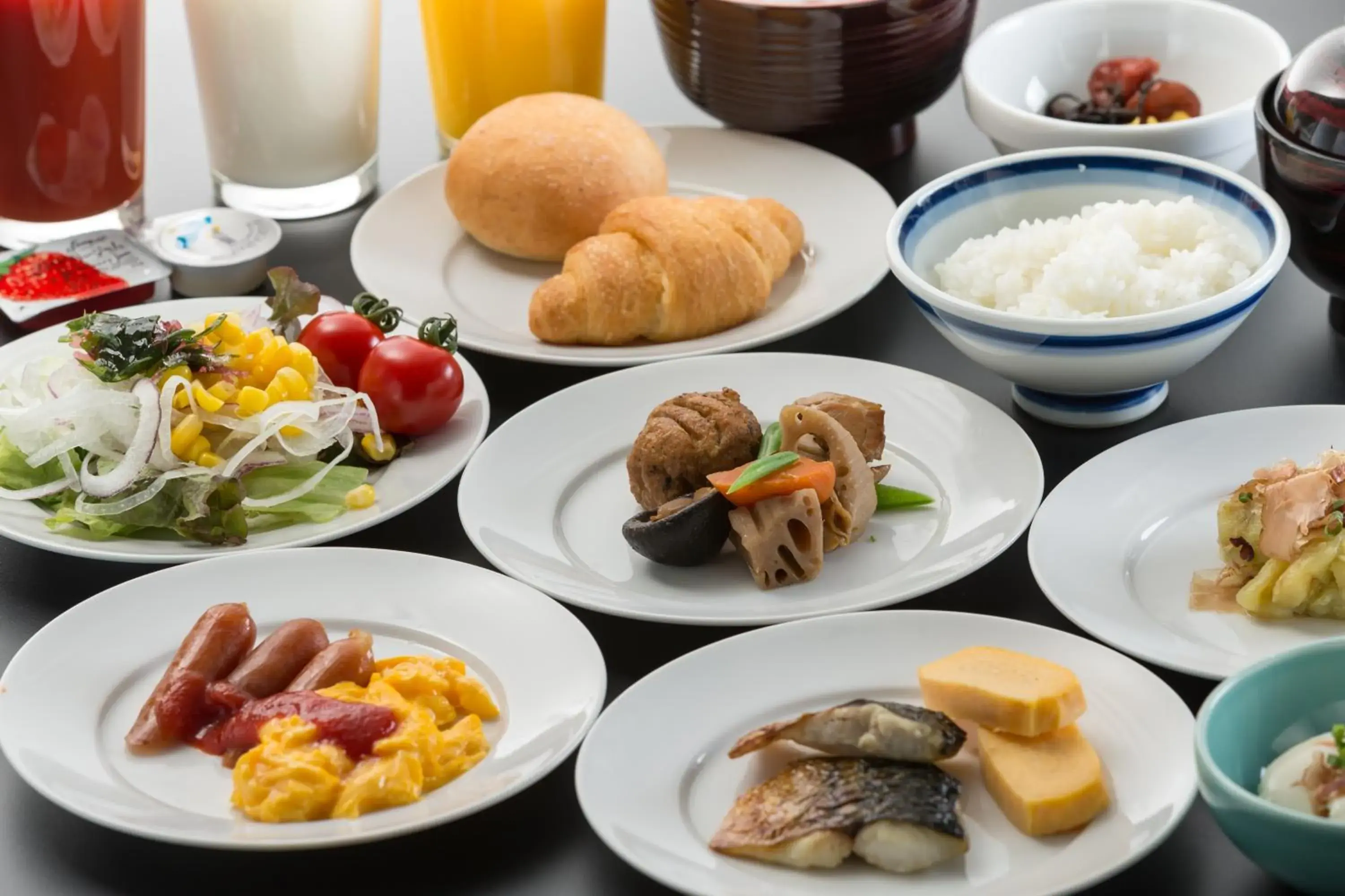 Buffet breakfast in Solest Takachiho Hotel Buffet breakfast in Solest Takachiho Hotel