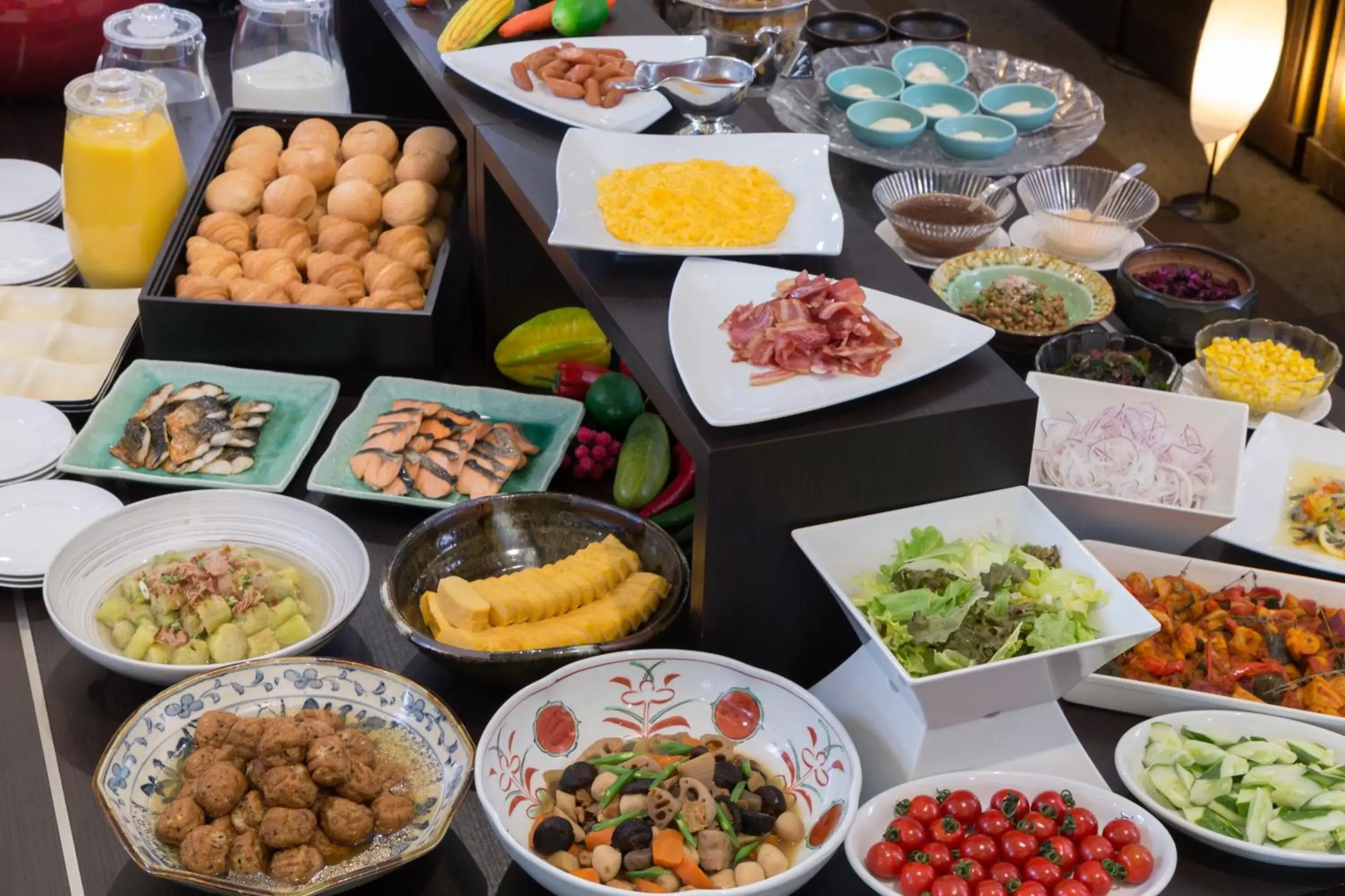 Buffet breakfast in Solest Takachiho Hotel Buffet breakfast in Solest Takachiho Hotel