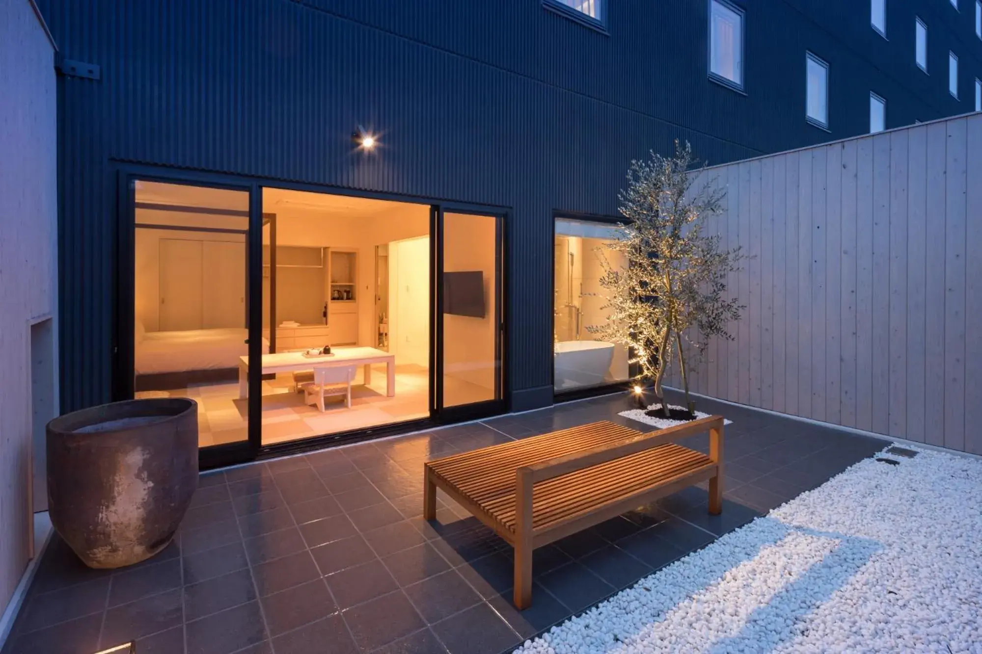 Bed in Solest Takachiho Hotel Bed in Solest Takachiho Hotel