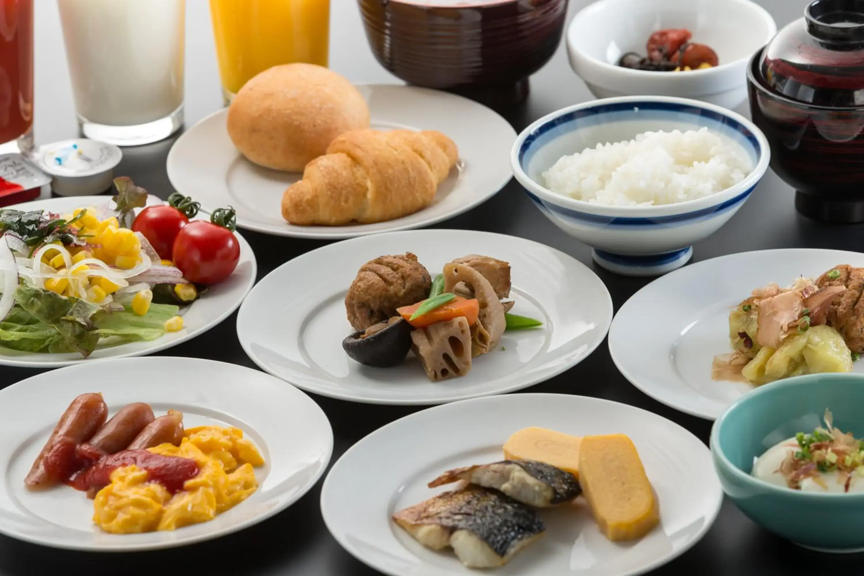 Buffet breakfast in Solest Takachiho Hotel Buffet breakfast in Solest Takachiho Hotel