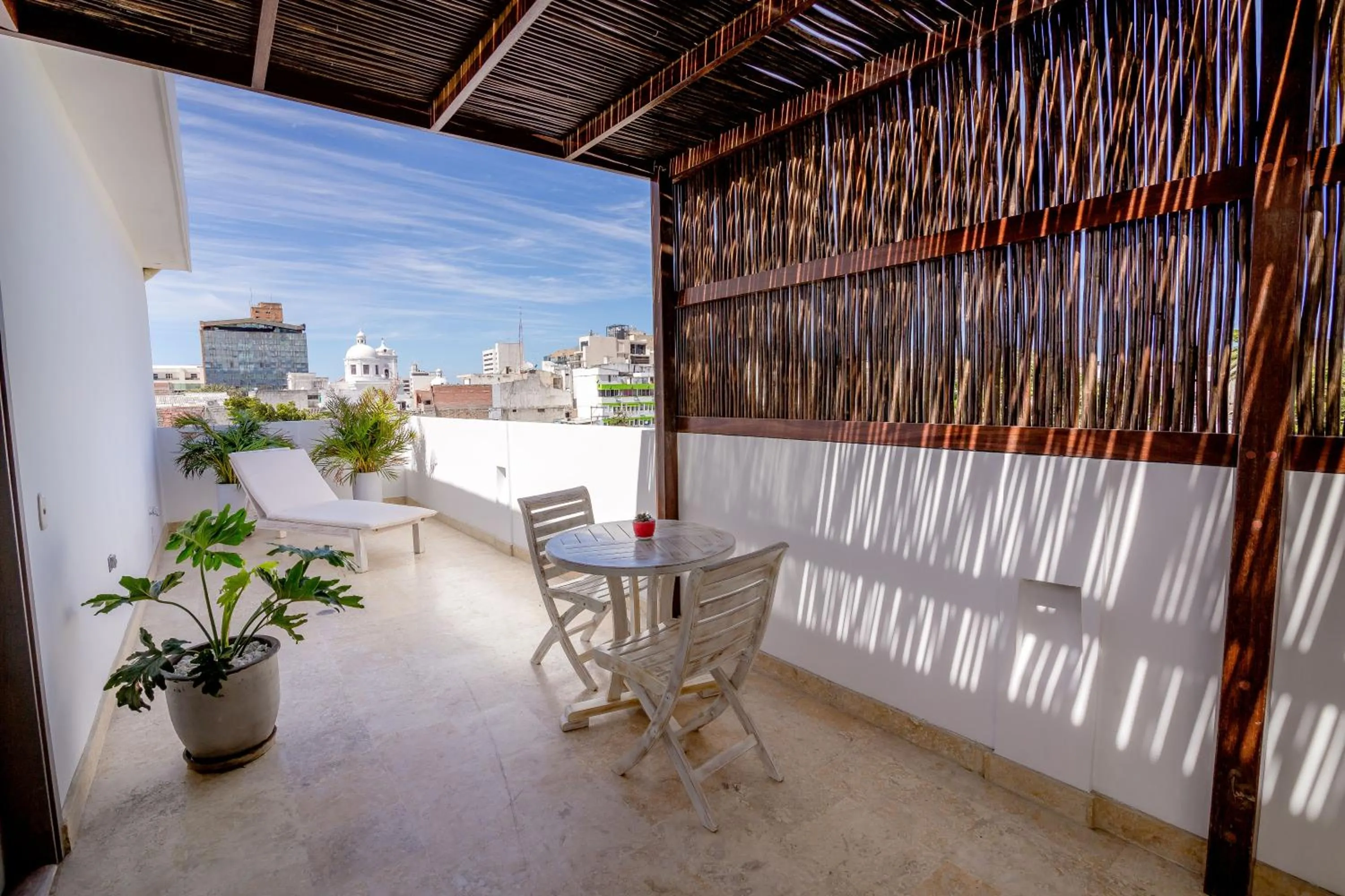 Balcony/Terrace in El Cactus Luxury Apartments in Historic Center