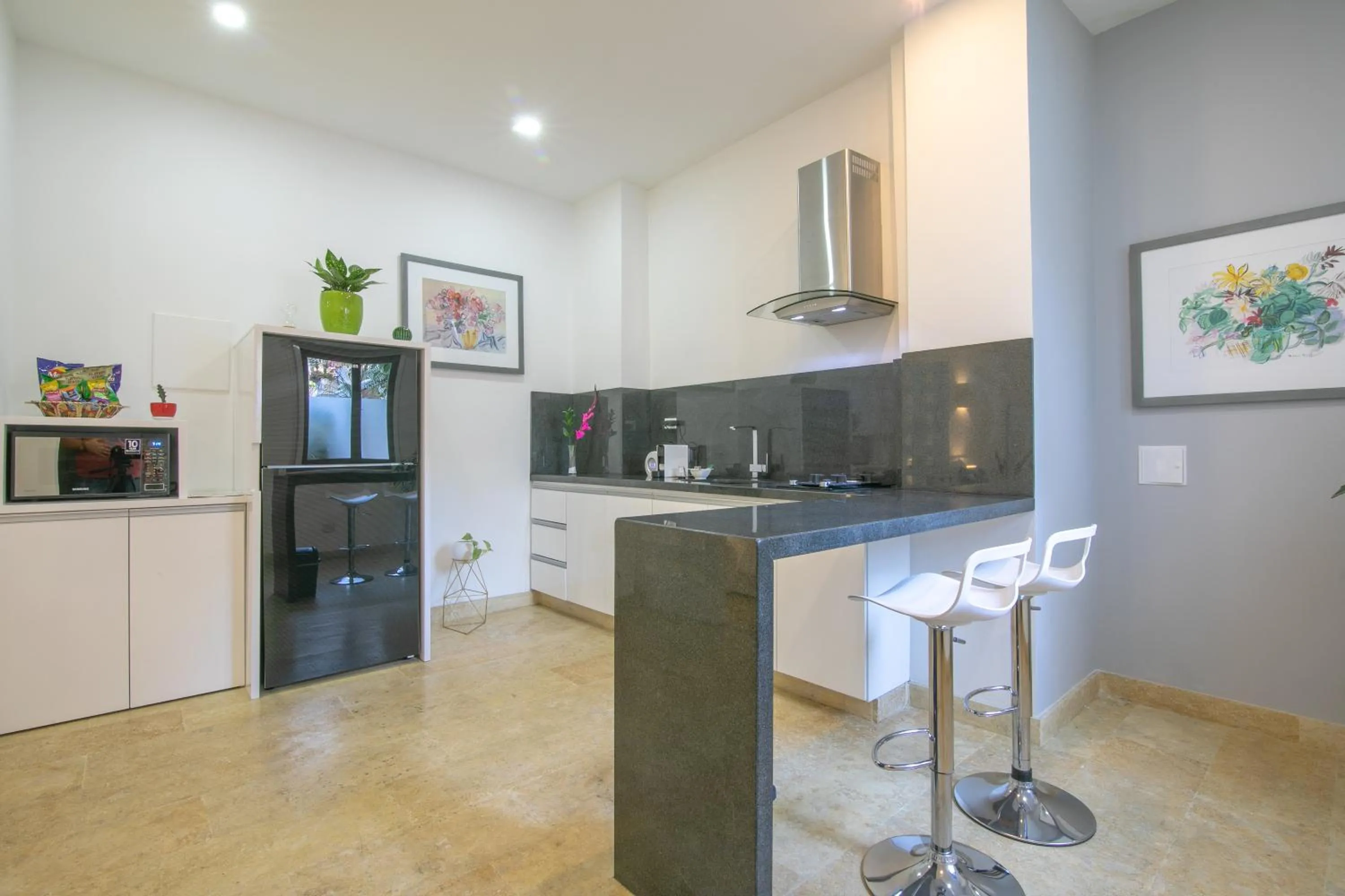 Kitchen or kitchenette in El Cactus Luxury Apartments in Historic Center