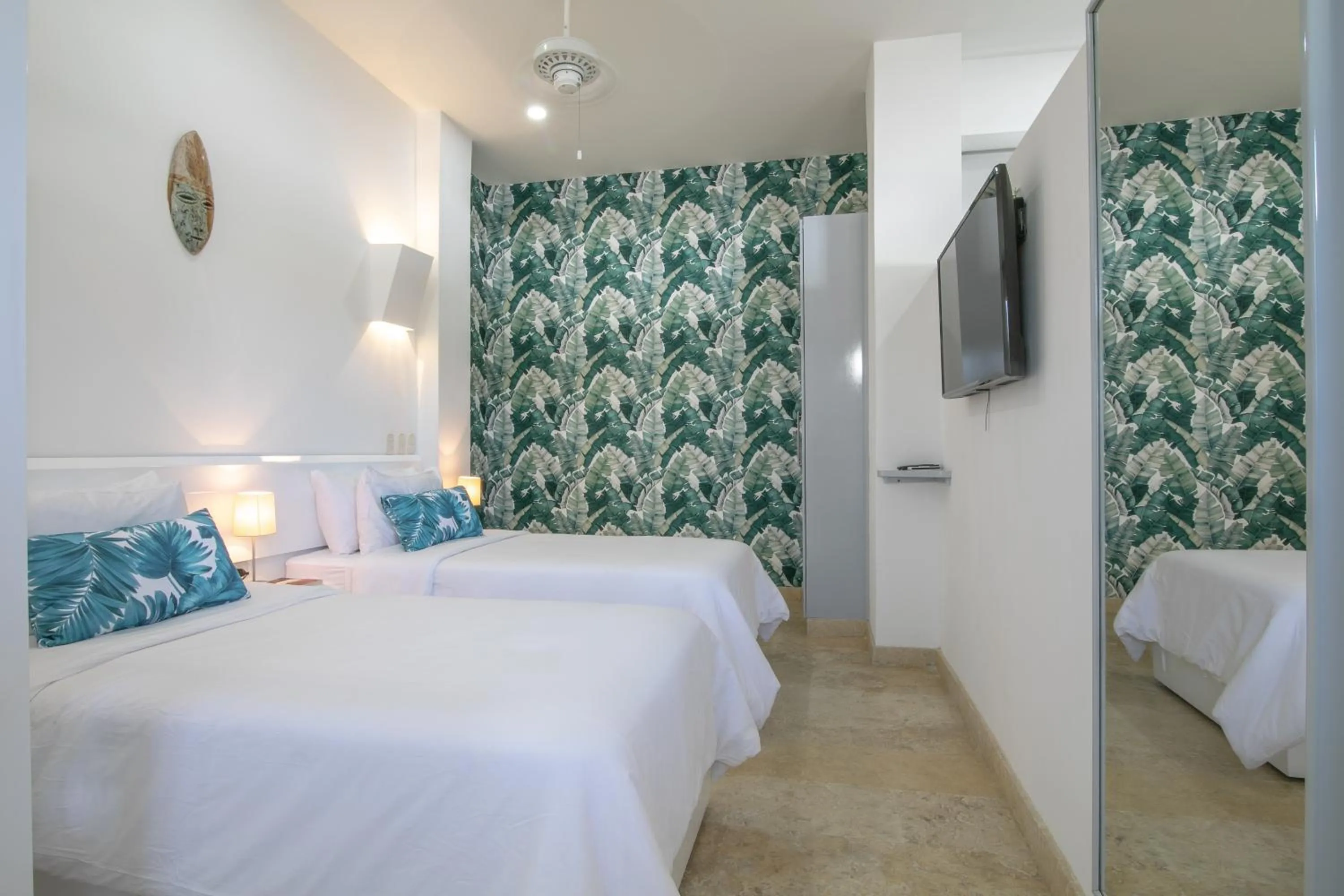 Bedroom, Bed in El Cactus Luxury Apartments in Historic Center