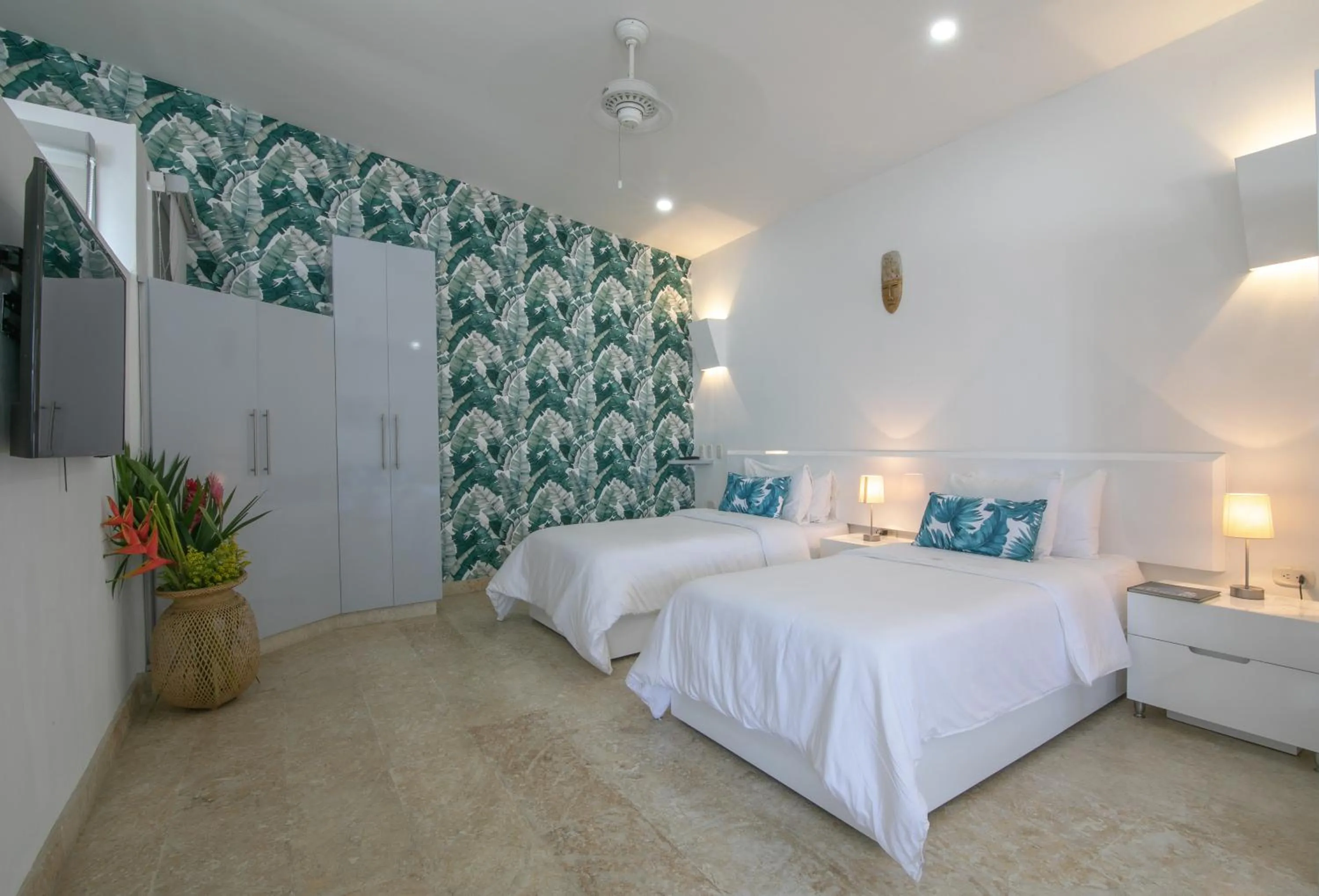 Bedroom, Bed in El Cactus Luxury Apartments in Historic Center