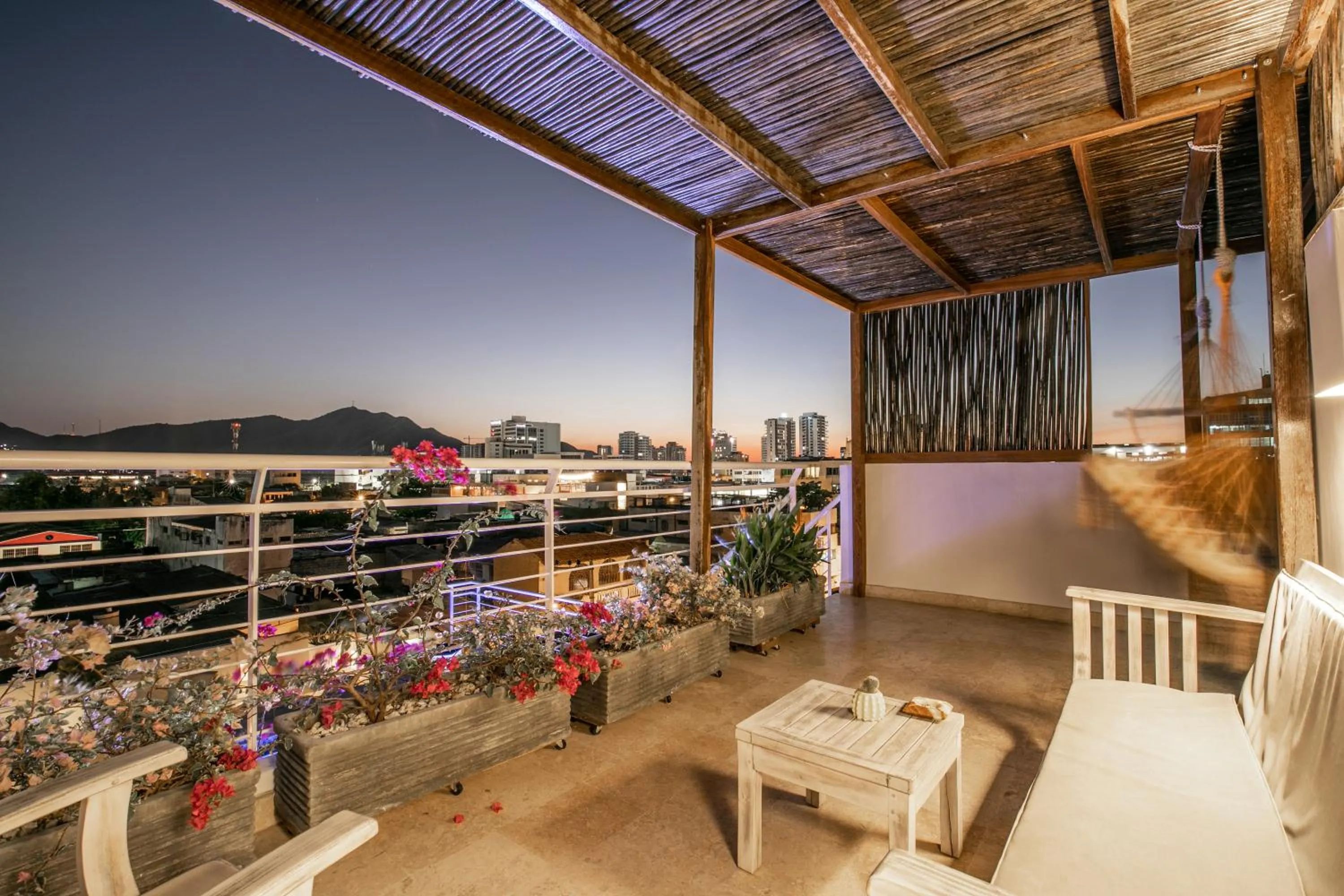 Patio in El Cactus Luxury Apartments in Historic Center