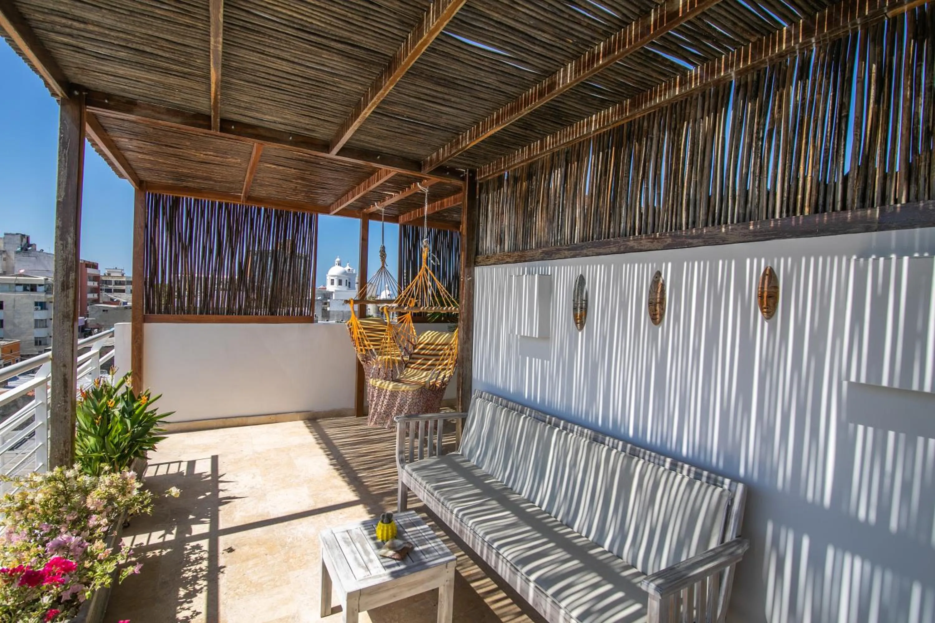 Balcony/Terrace in El Cactus Luxury Apartments in Historic Center