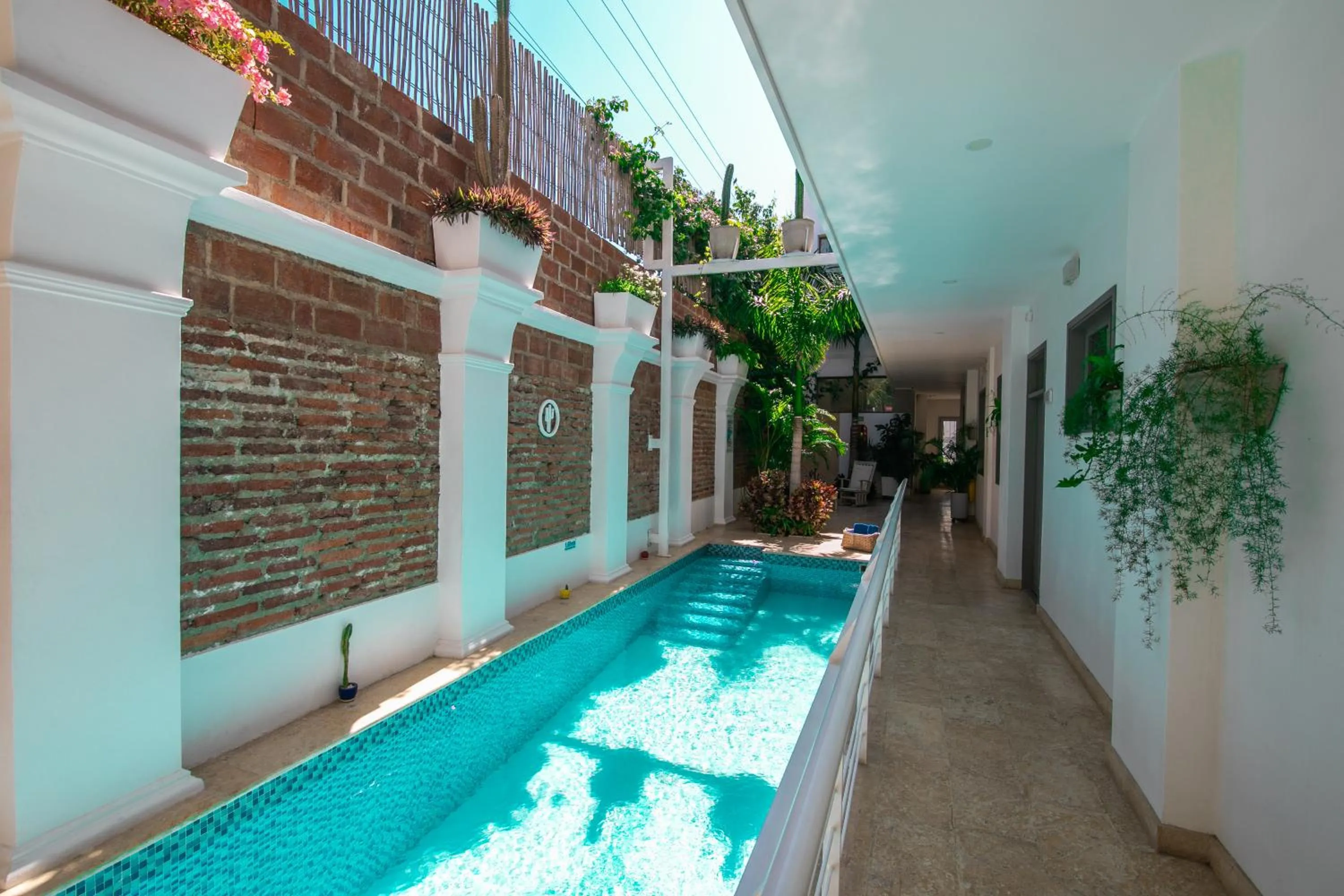 Property building in El Cactus Luxury Apartments in Historic Center