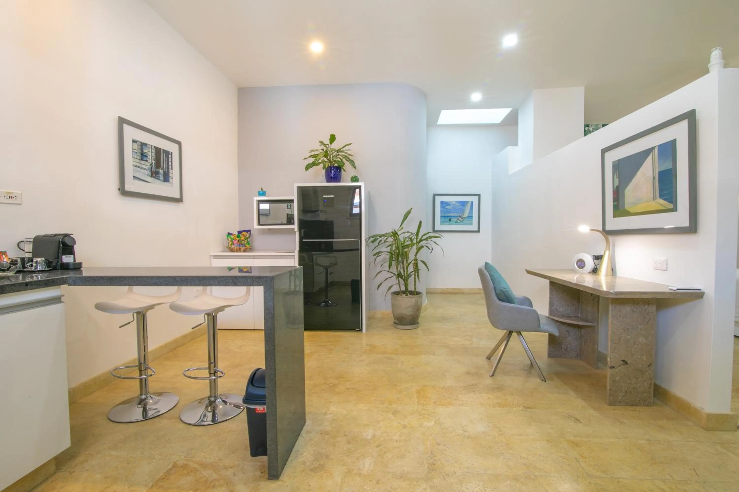 Kitchen or kitchenette in El Cactus Luxury Apartments in Historic Center