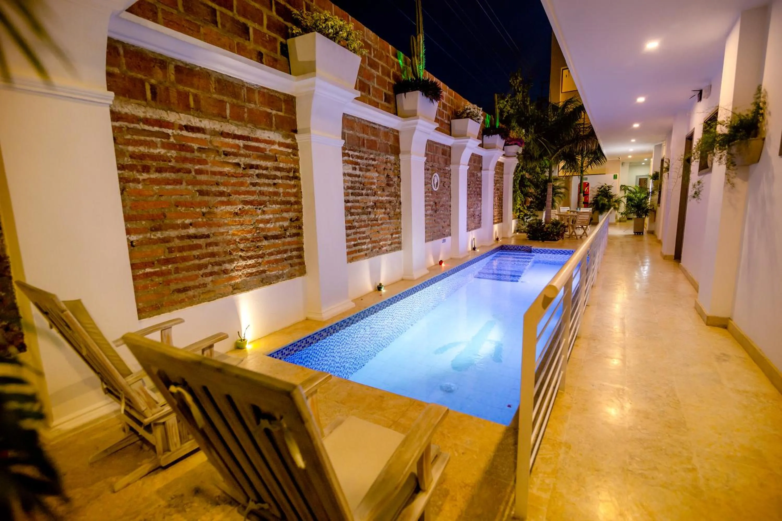 Property building in El Cactus Luxury Apartments in Historic Center