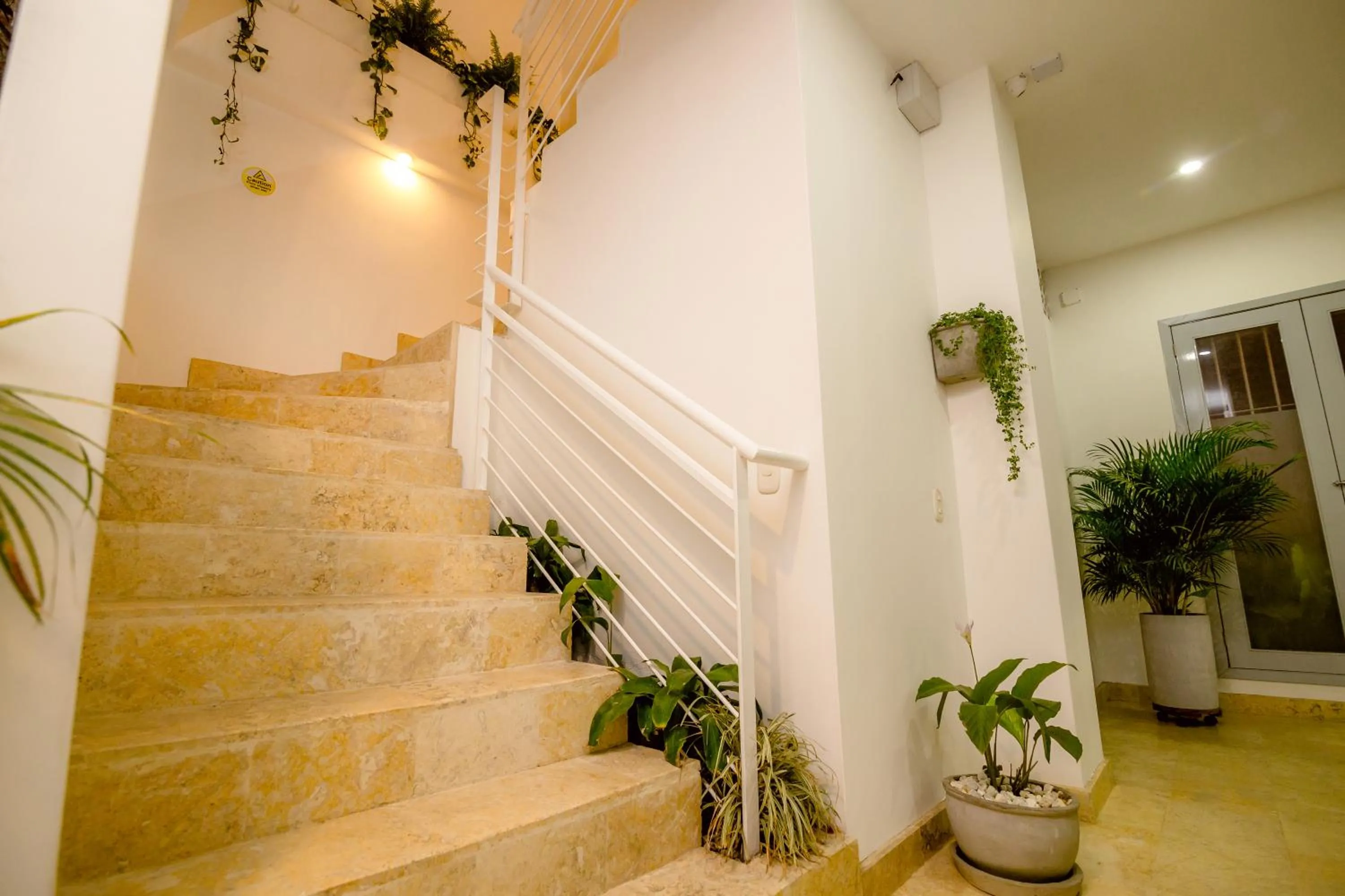 Lobby or reception in El Cactus Luxury Apartments in Historic Center