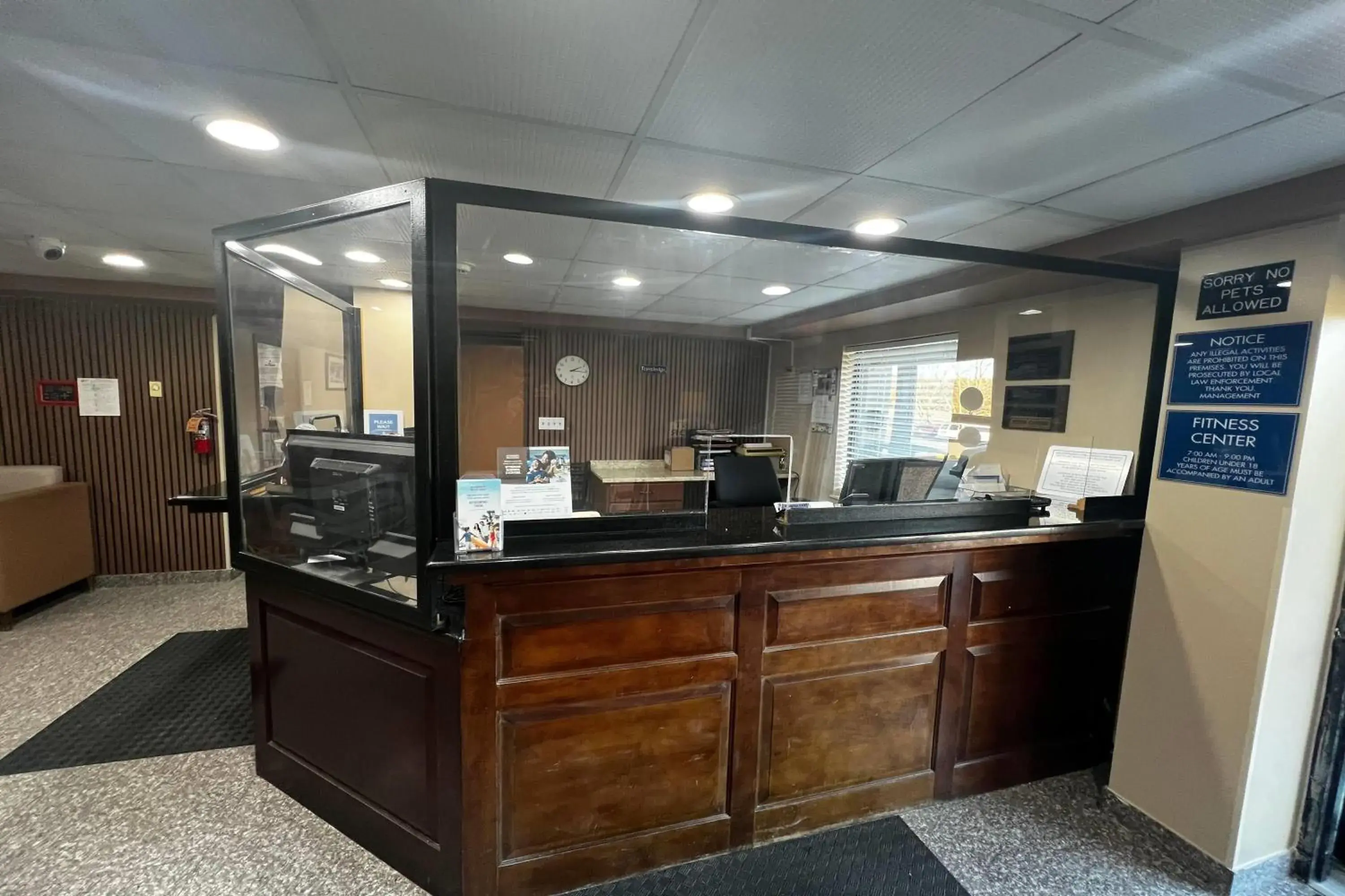 Lobby or reception in TraveIodge by Wyndham Parsippany Lobby or reception in TraveIodge by Wyndham Parsippany