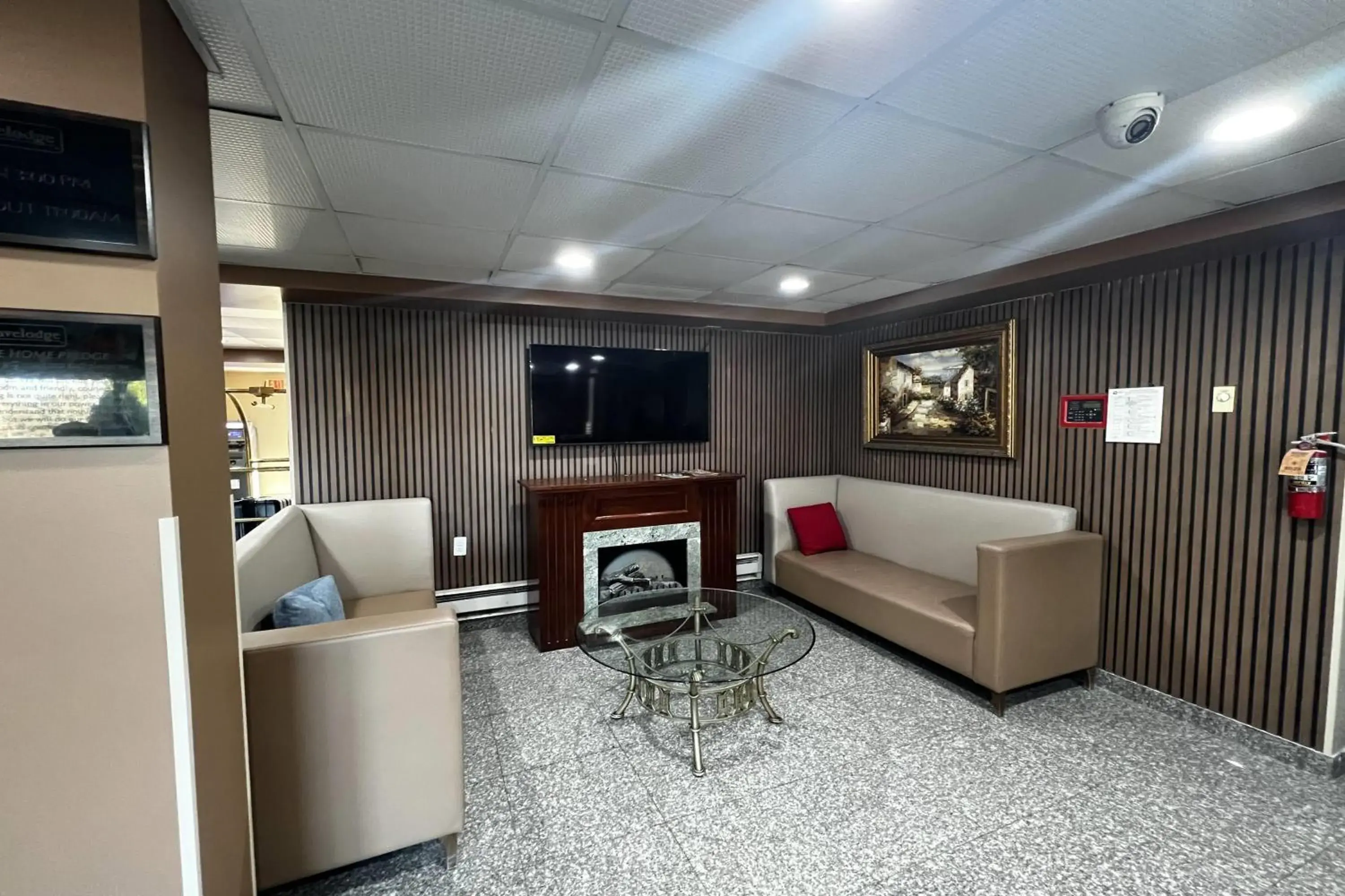 Lobby or reception in TraveIodge by Wyndham Parsippany Lobby or reception in TraveIodge by Wyndham Parsippany