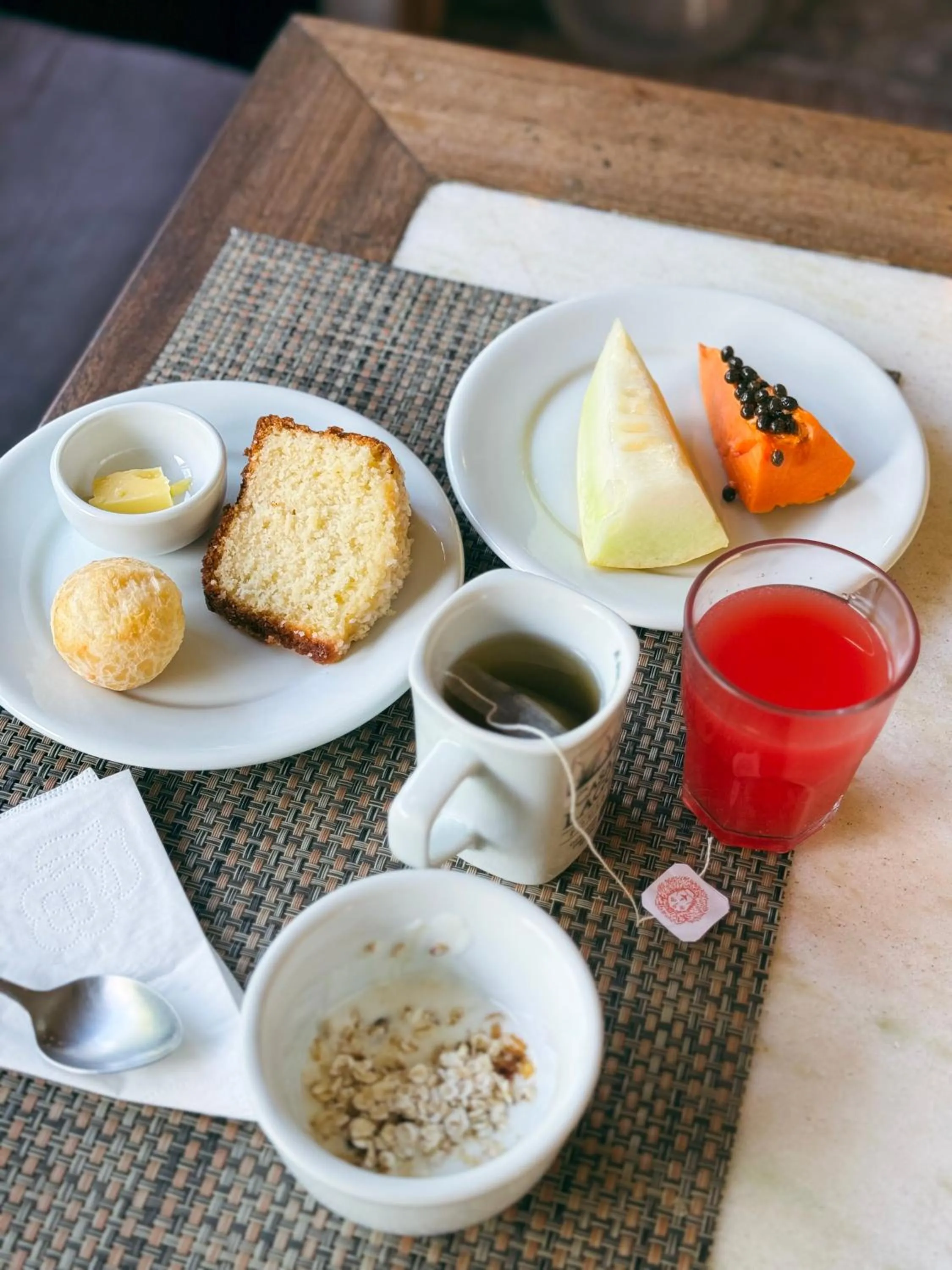 Breakfast in Pousada Casa da Lagoa