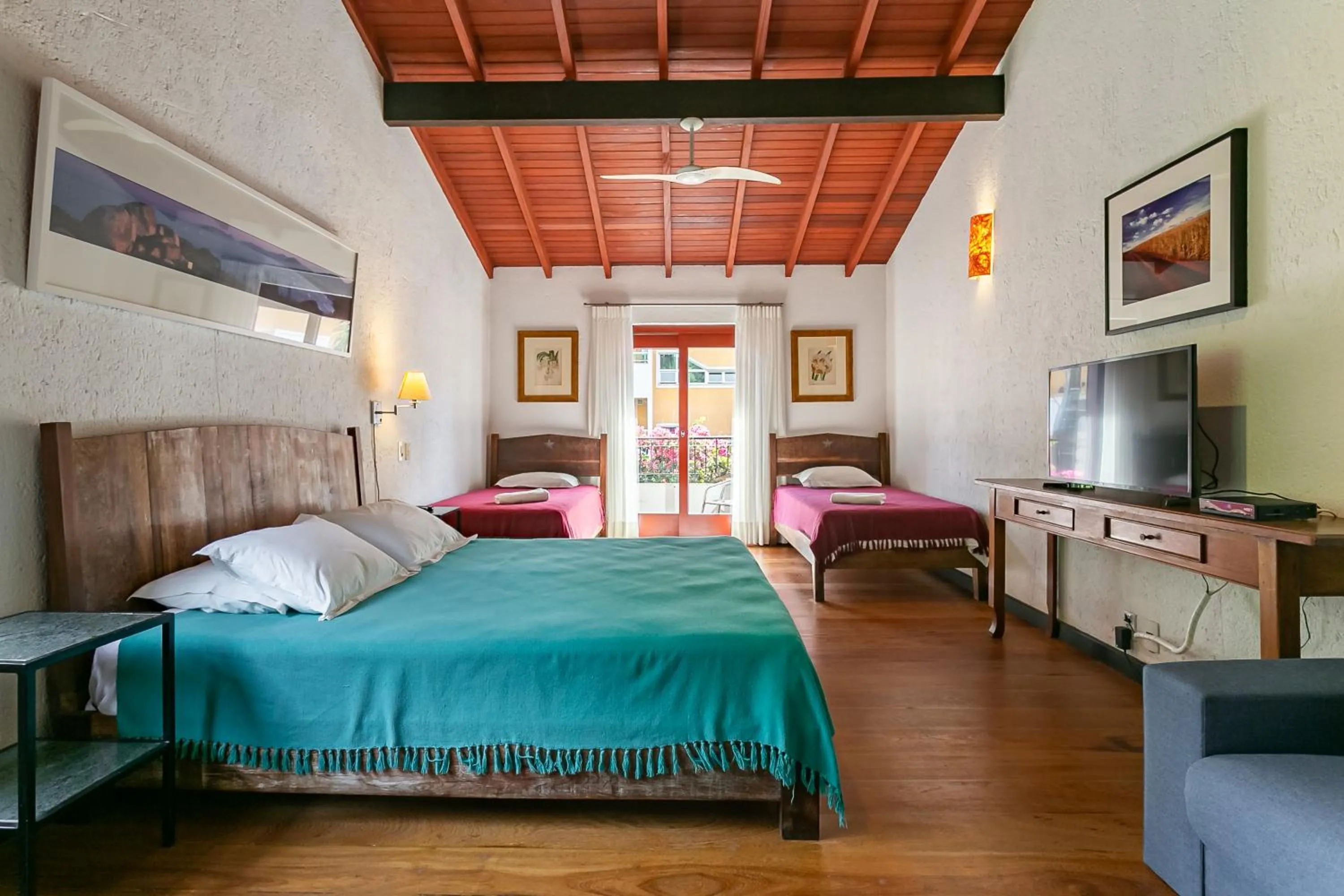 Bed in Pousada Casa da Lagoa