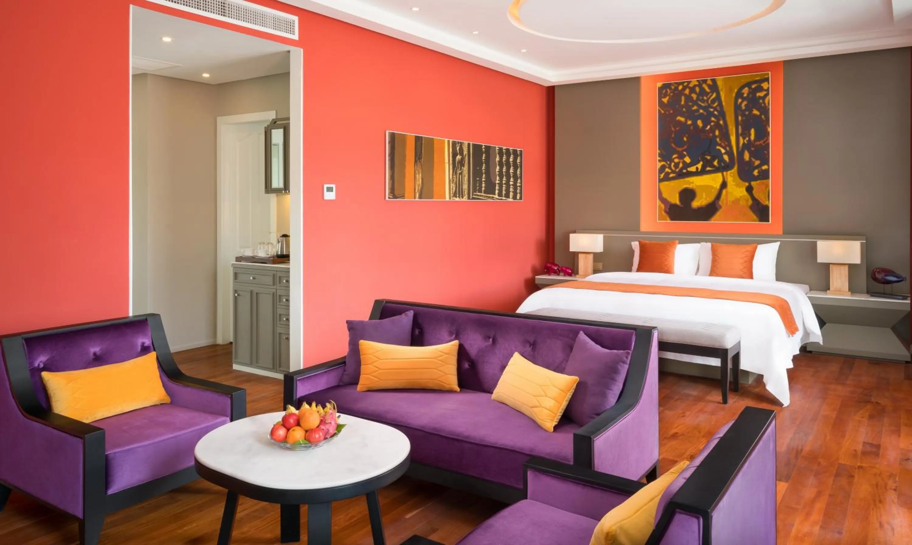 Bed in Memoire Palace Resort & Spa