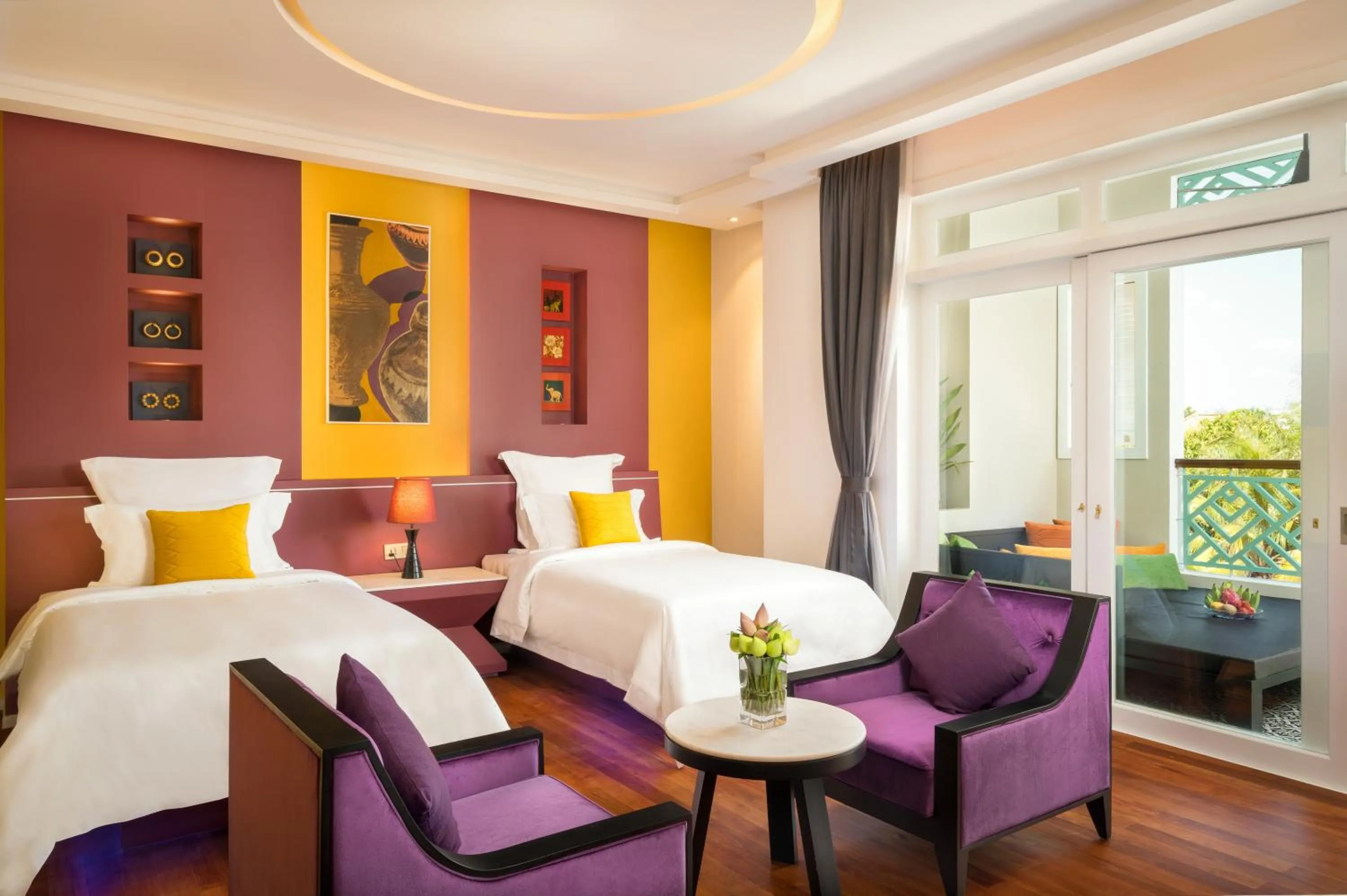 Bed in Memoire Palace Resort & Spa