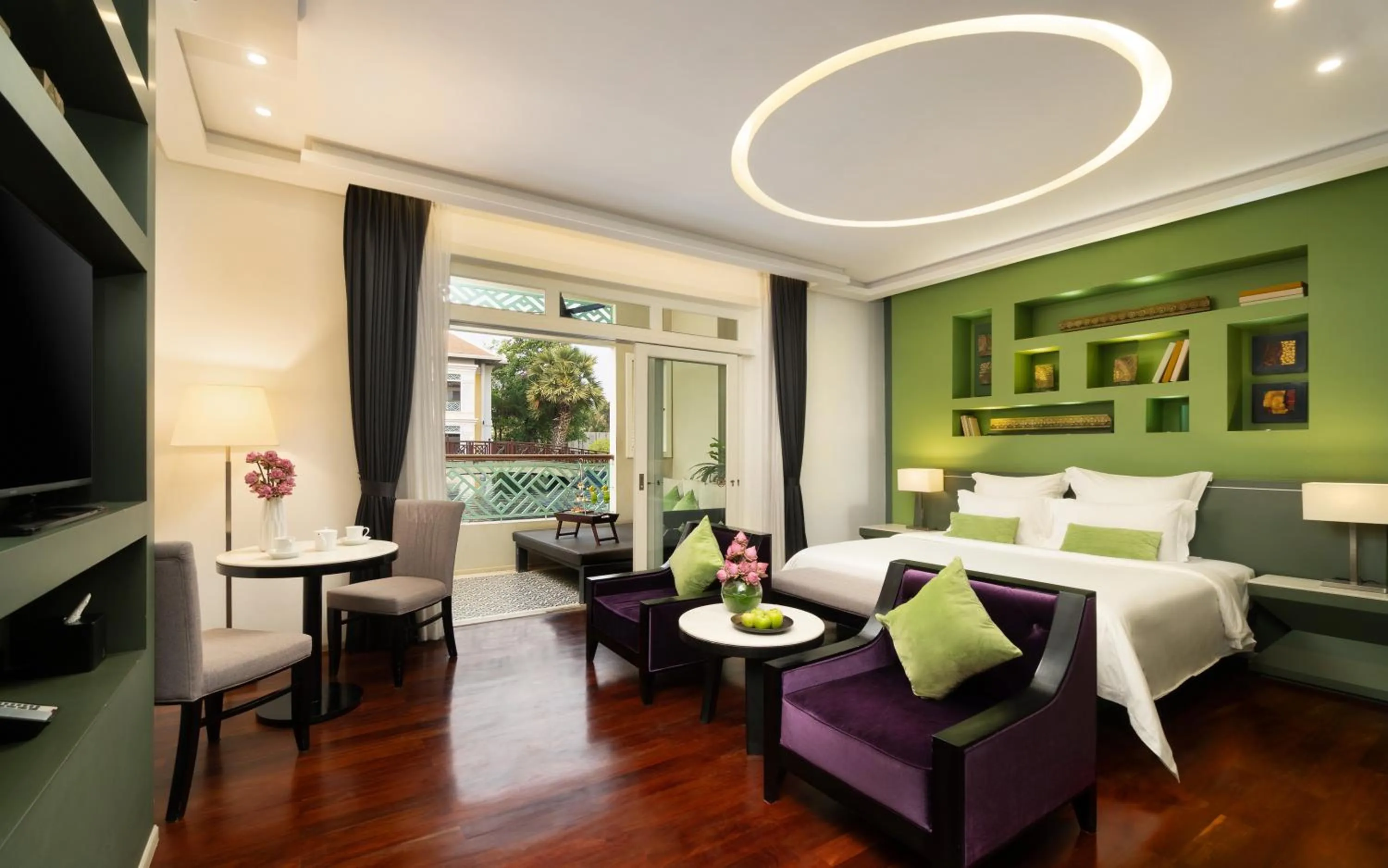 View (from property/room), Bed in Memoire Palace Resort & Spa