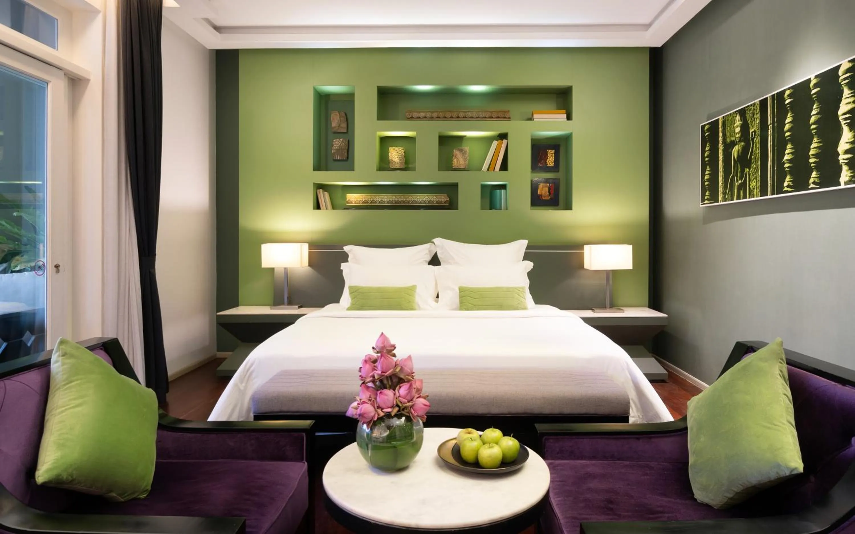 View (from property/room), Bed in Memoire Palace Resort & Spa