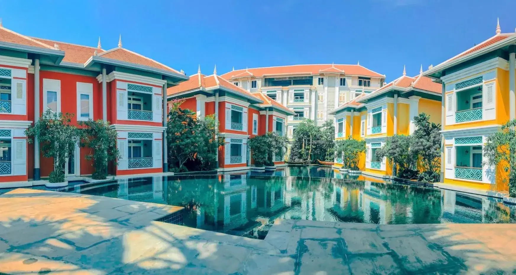 Pool view in Memoire Palace Resort & Spa Pool view in Memoire Palace Resort & Spa