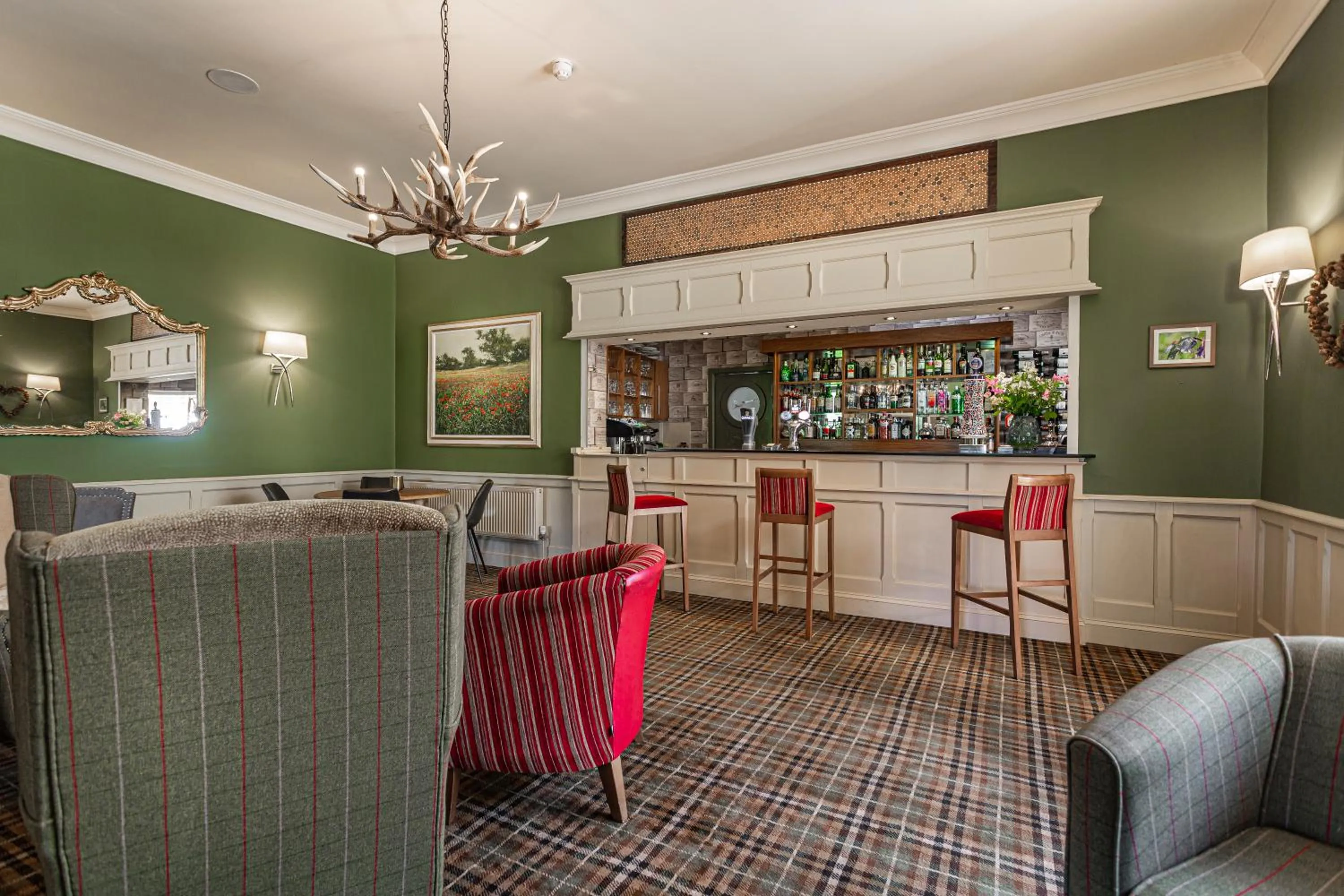 Lounge or bar in The Pheasant Hotel, Holt, Norfolk - The Coaching Inn Group