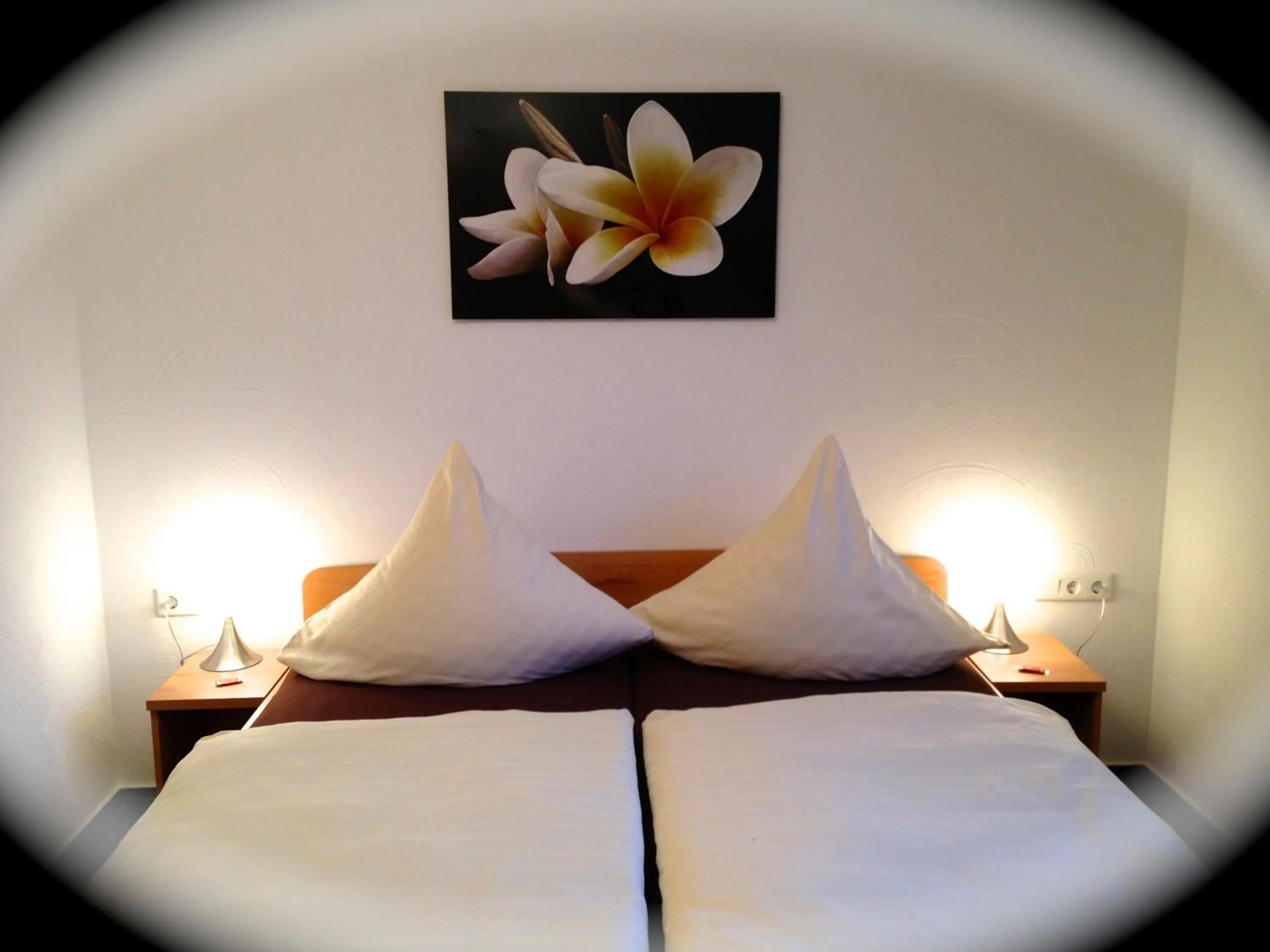 Bed in Hotel zur Wasserburg